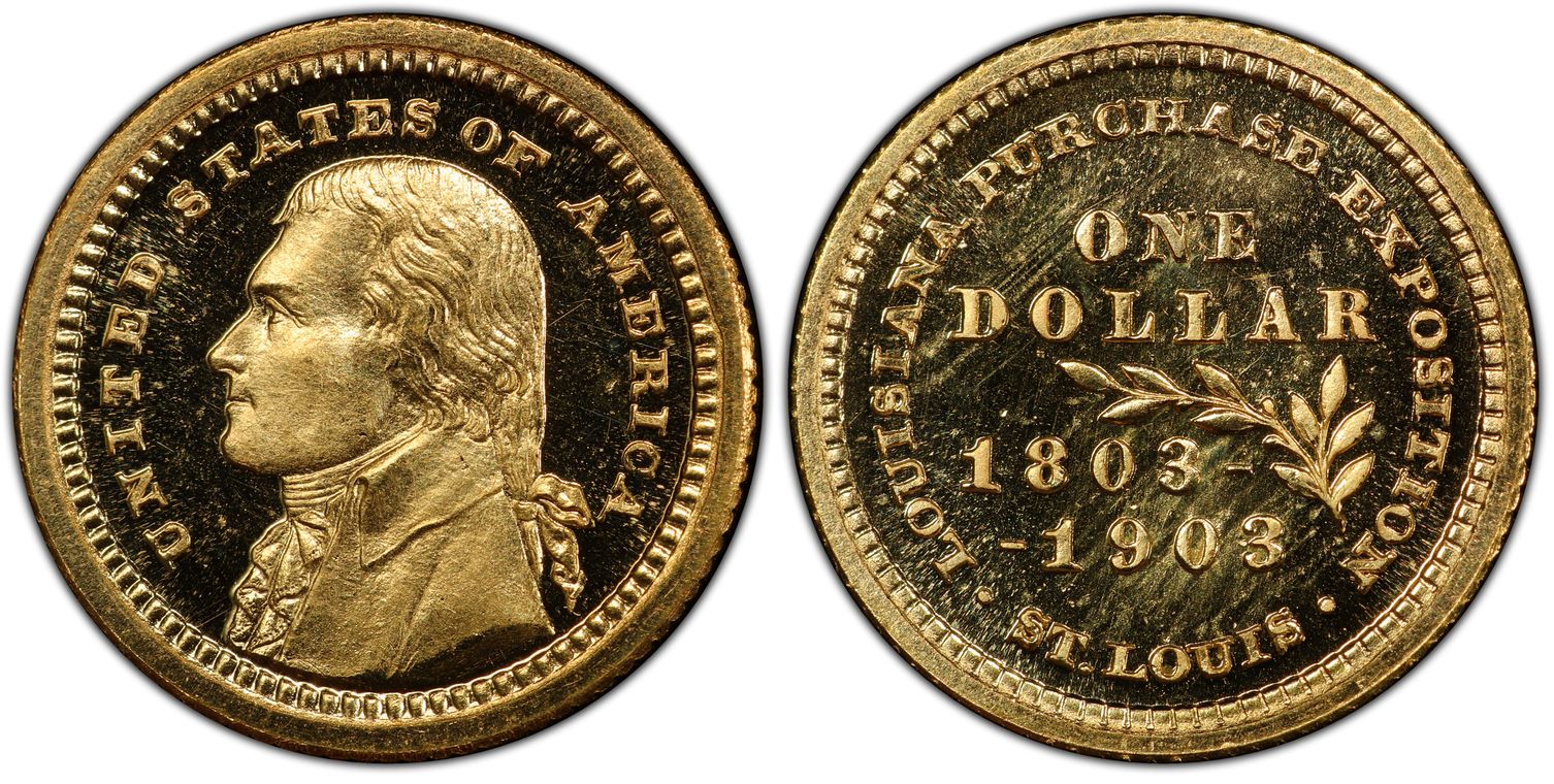 1903 G$1 LA Purchase, Jefferson (Proof) Gold Commemorative - PCGS