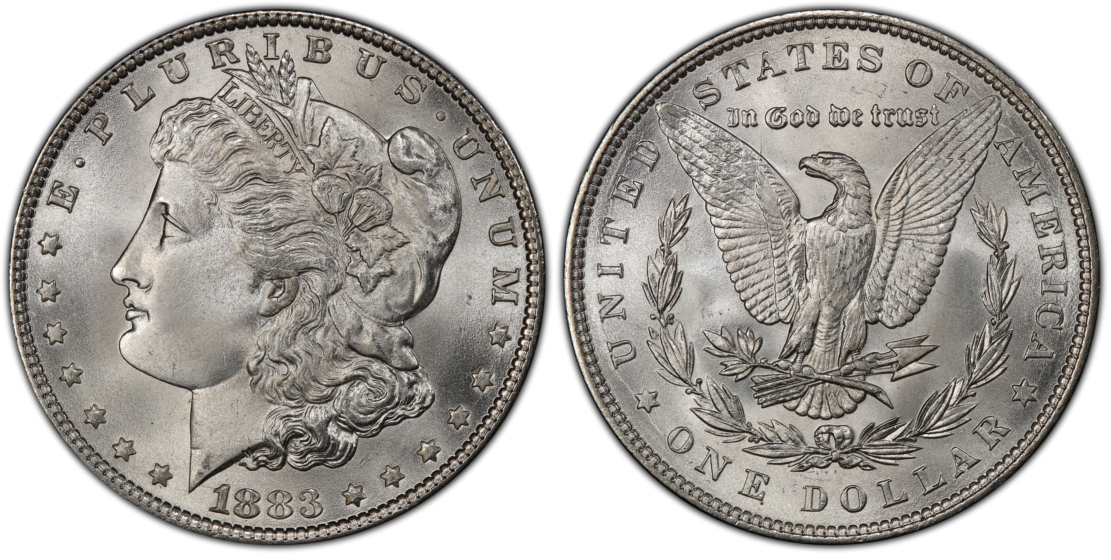 1883 $1 (Regular Strike) Morgan Dollar - PCGS CoinFacts