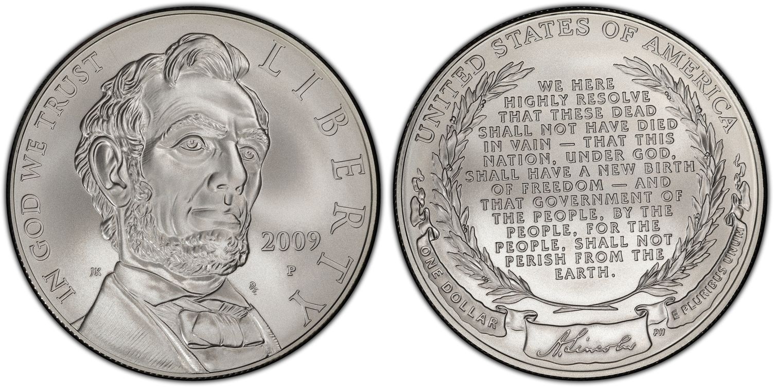 2009-P $1 Abraham Lincoln (Regular Strike) Modern Silver and Clad 