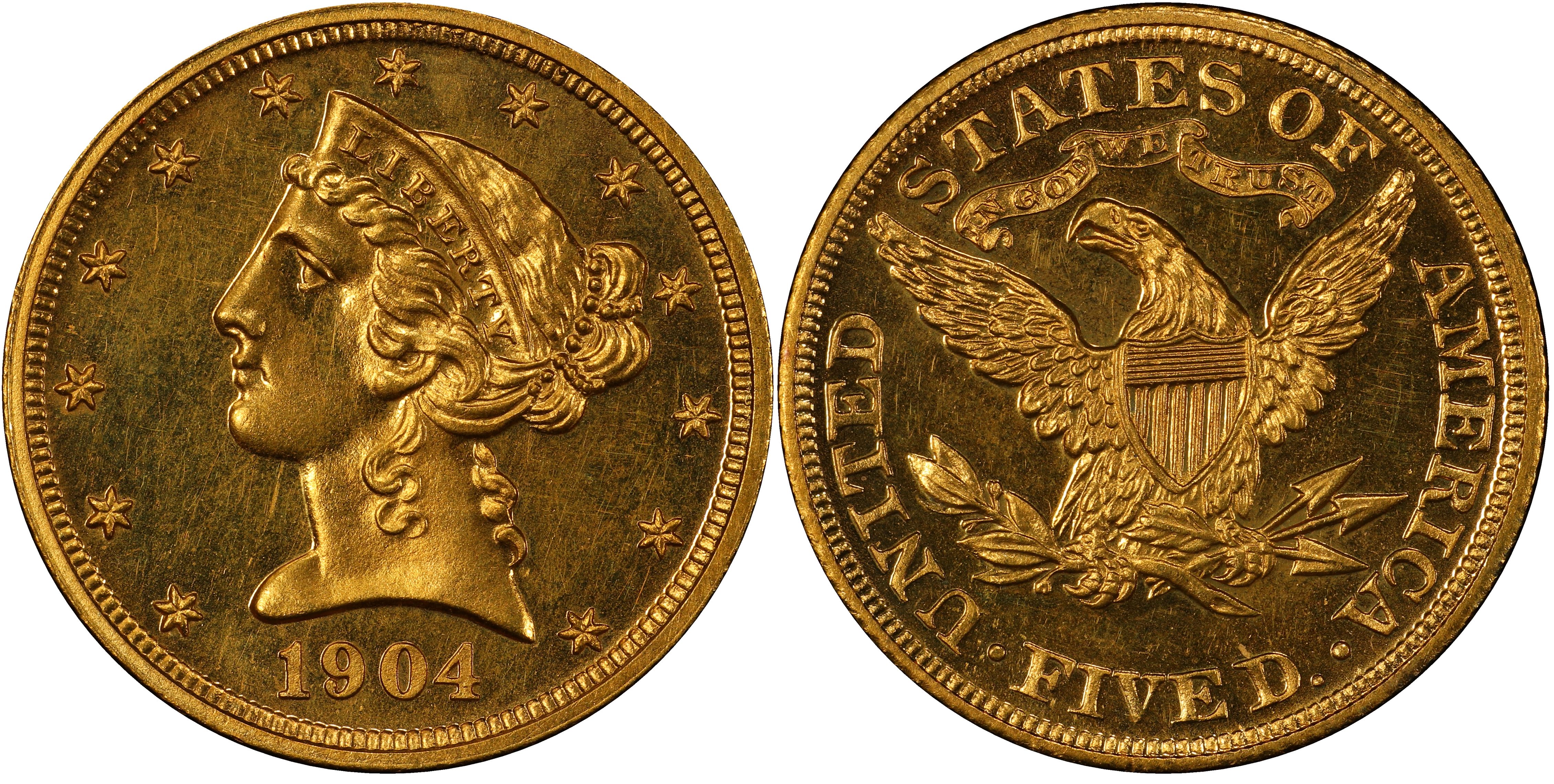 1904 5 Dollar Gold Coin - New Dollar Wallpaper HD Noeimage.Org