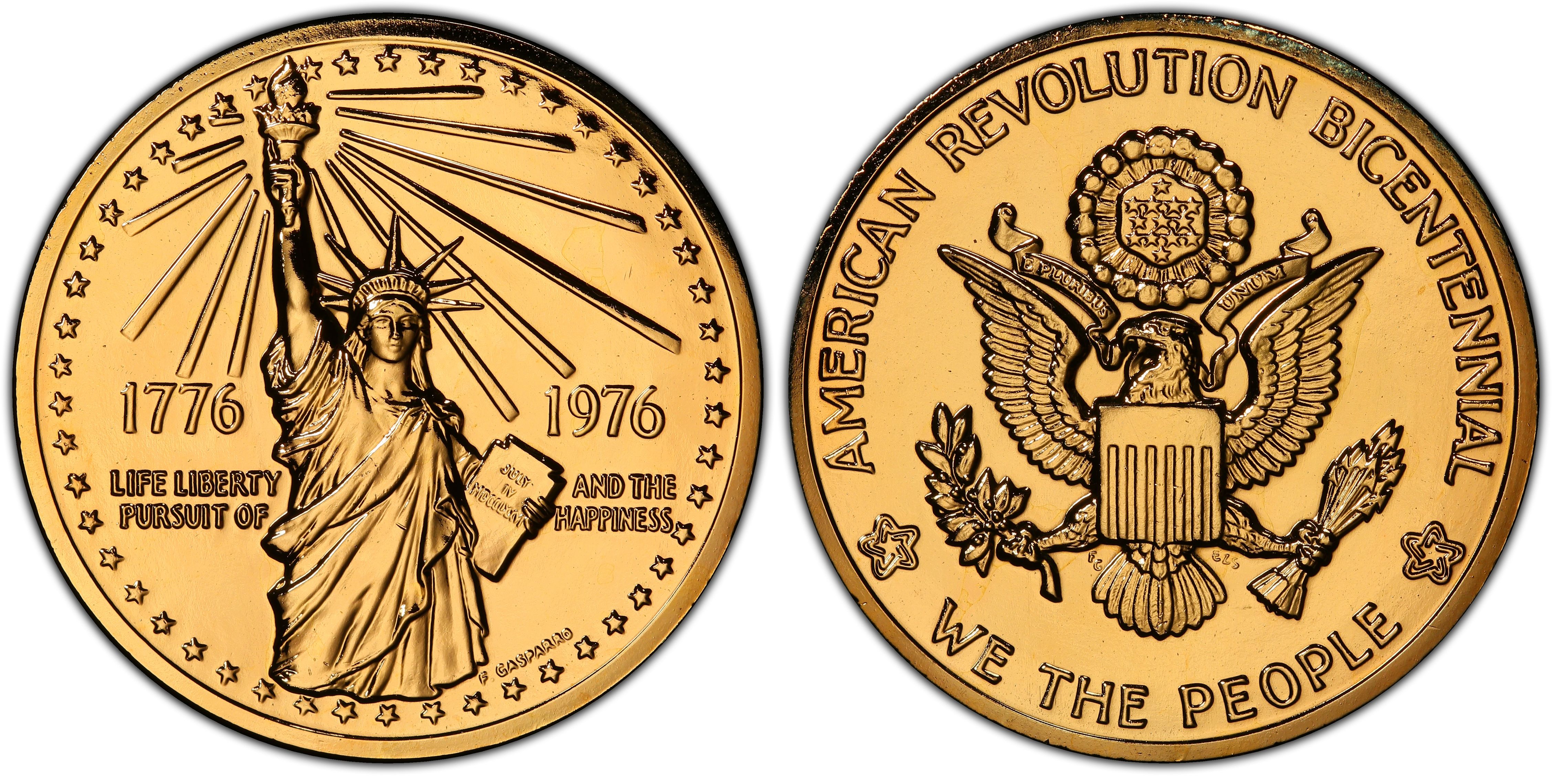 Details about   THE NATIONAL BICENTENNIAL MEDAL STATUE OF LIBERTY BRONZE COLOR 