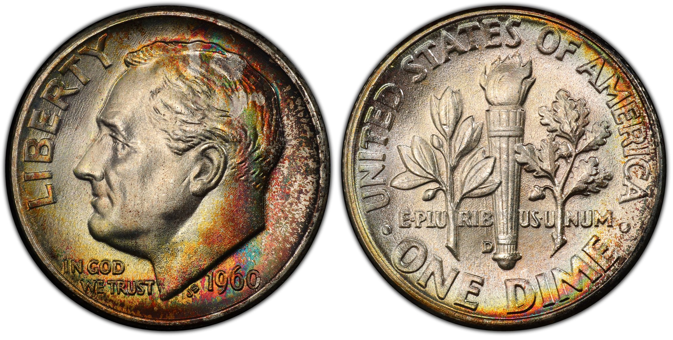 1960-D 10C, FB (Regular Strike) Roosevelt Dime - PCGS CoinFacts