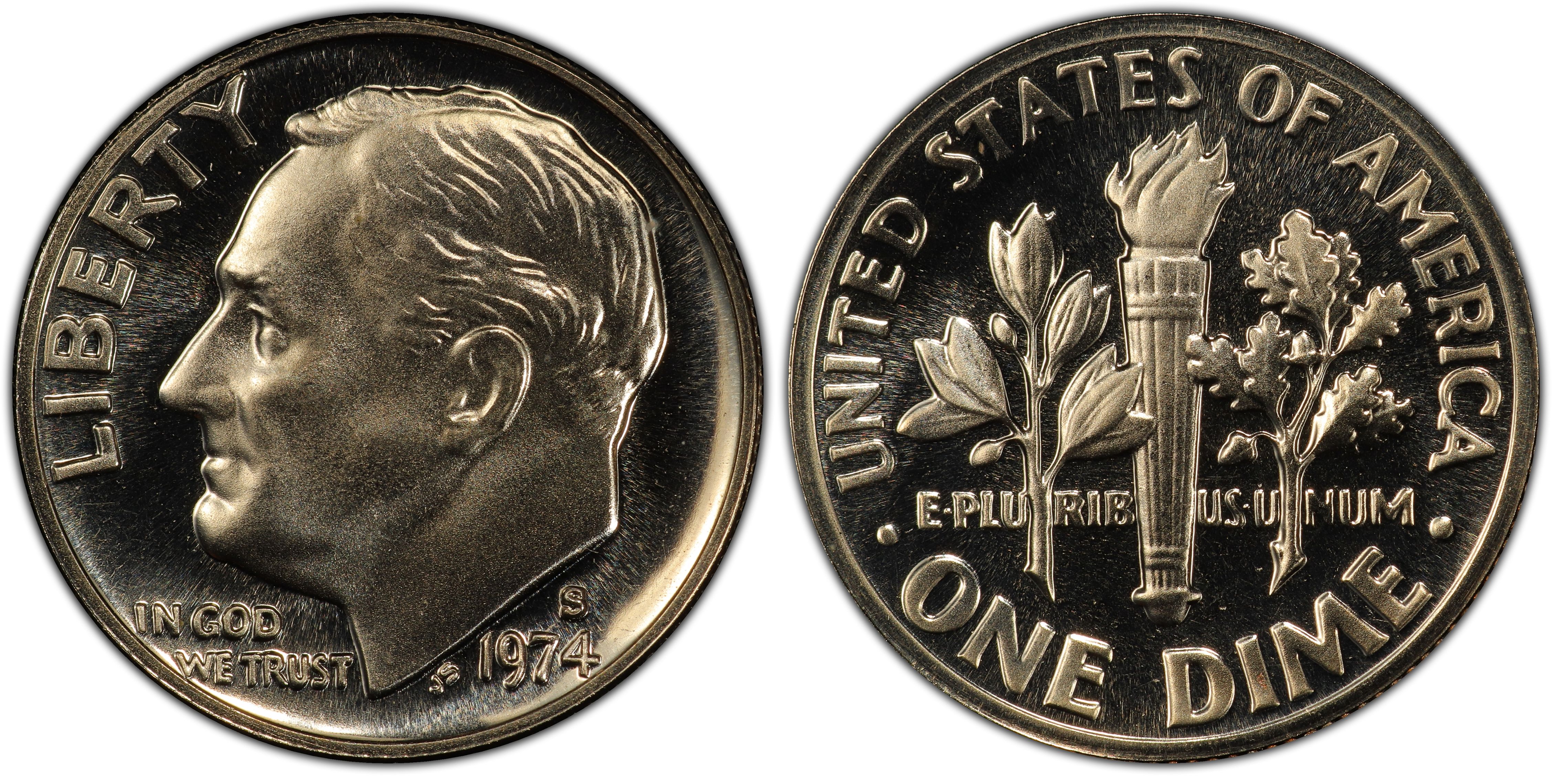 1974-S 10C (Proof) Roosevelt Dime - PCGS CoinFacts