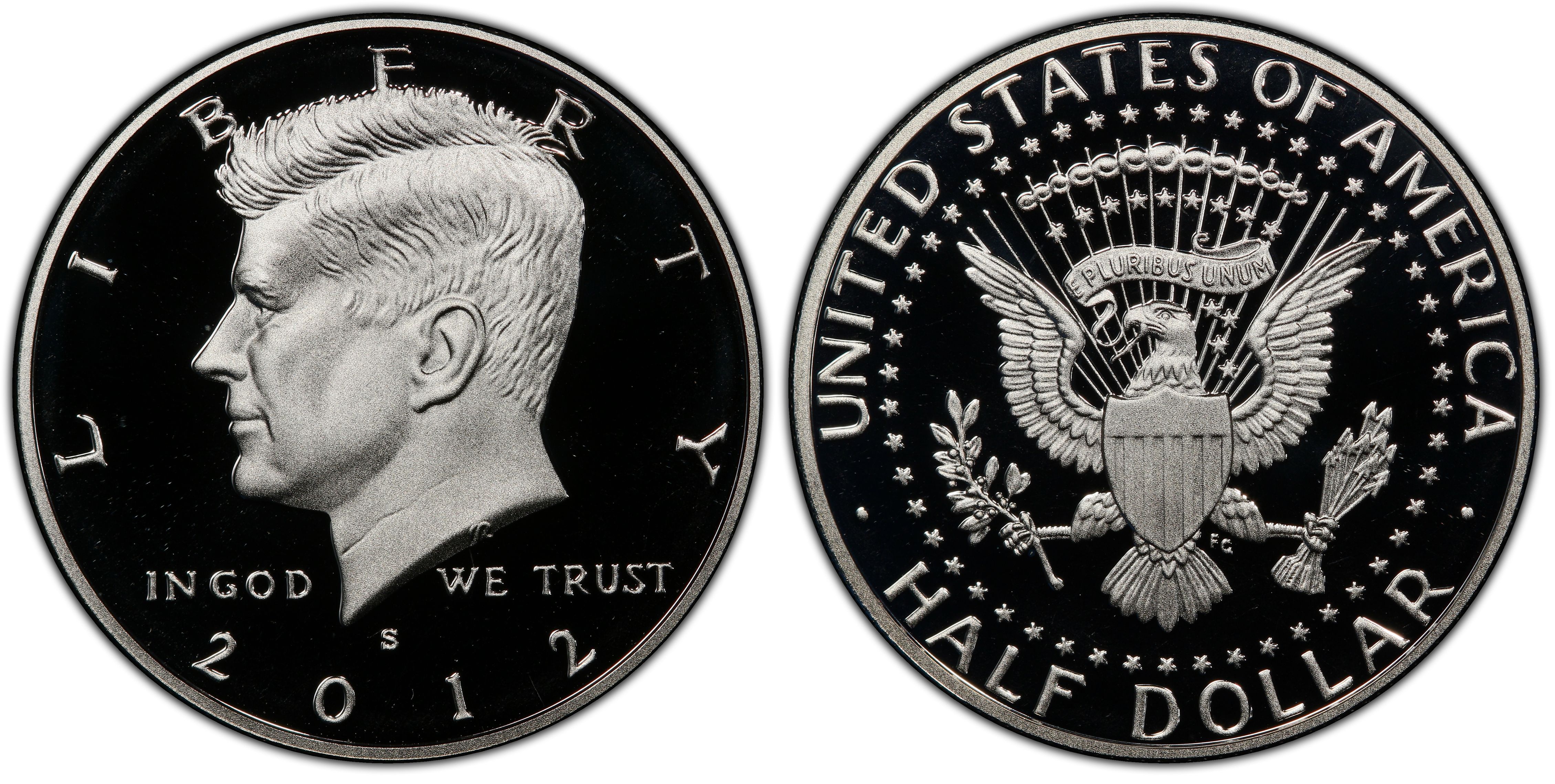 2012-S 50C Silver, DCAM (Proof) Kennedy Half Dollar - PCGS CoinFacts