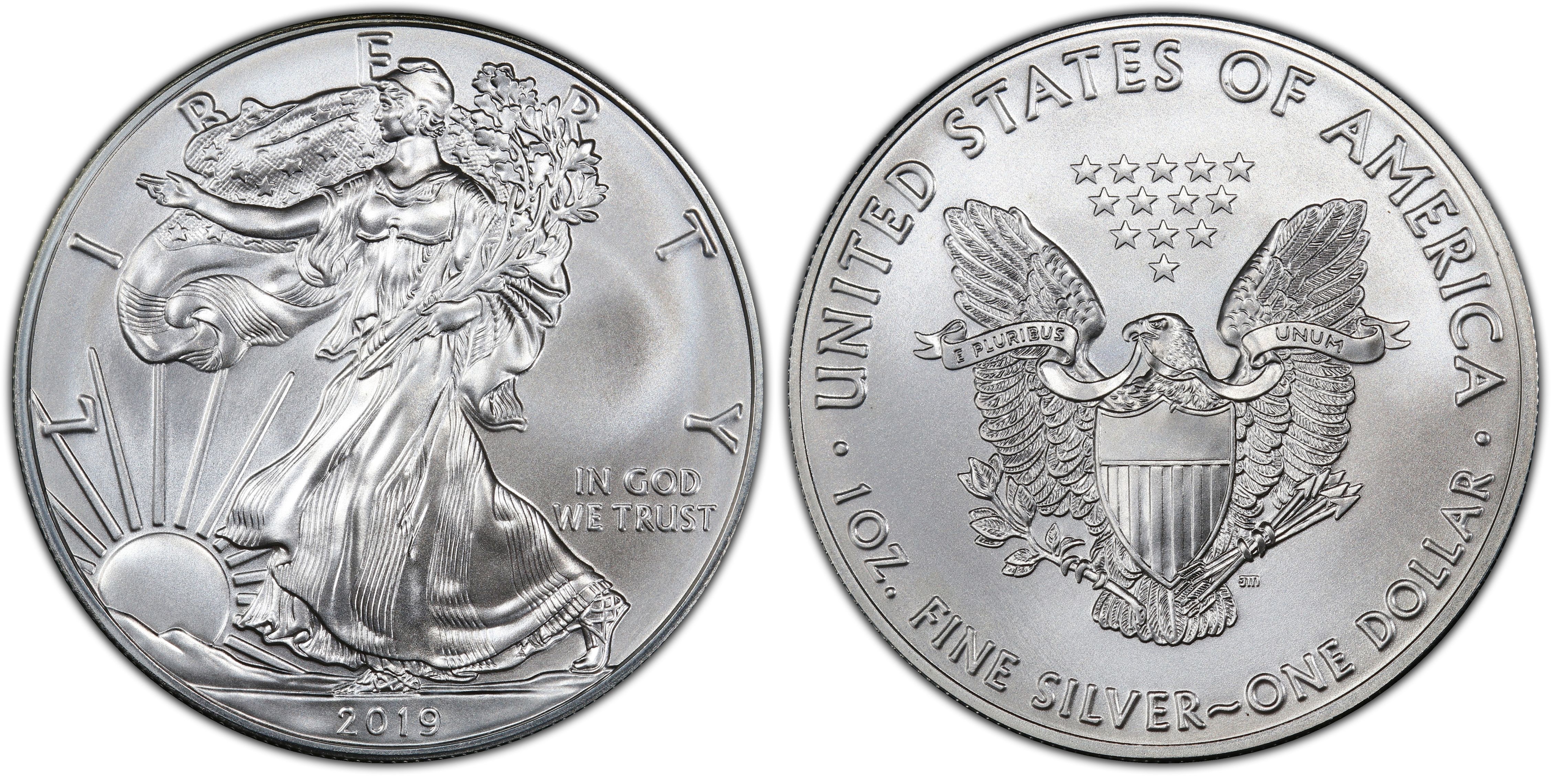 2019 MS 70 PCGS Limited Edition 4th of July Silver Eagle Dollar 