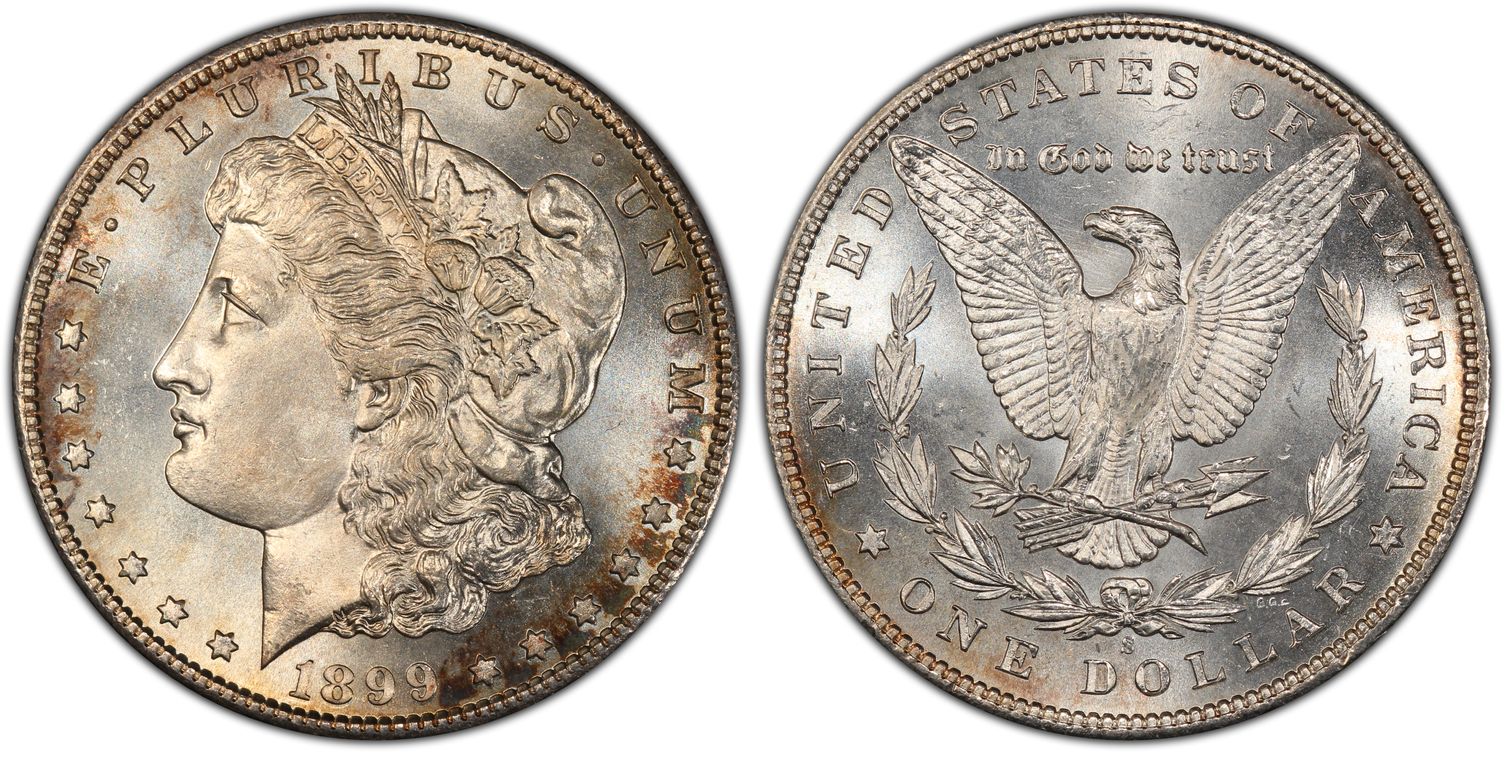 1899-S $1 (Regular Strike) Morgan Dollar - PCGS CoinFacts
