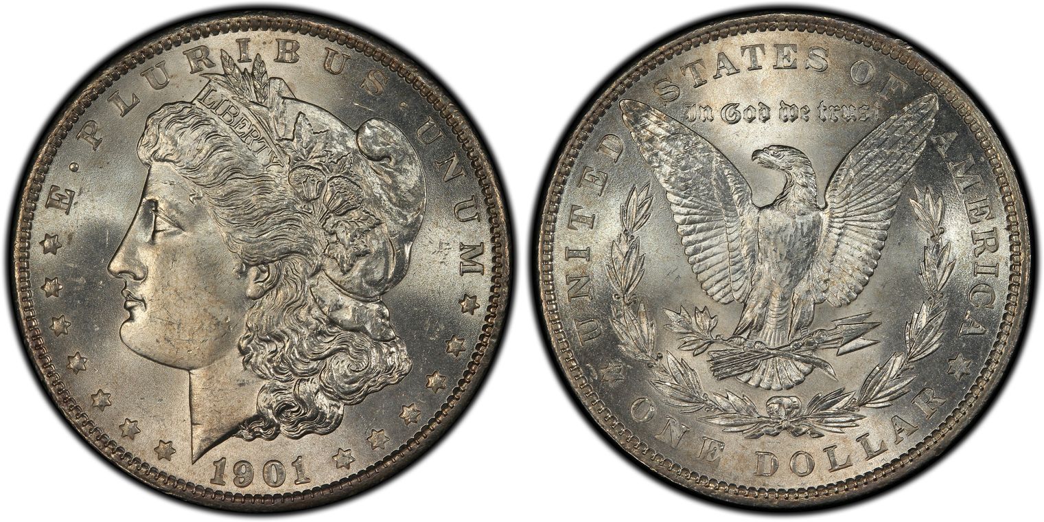 1901 $1 (Regular Strike) Morgan Dollar - PCGS CoinFacts