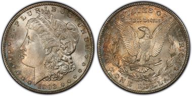  
	MS67+ PCGS grade 
