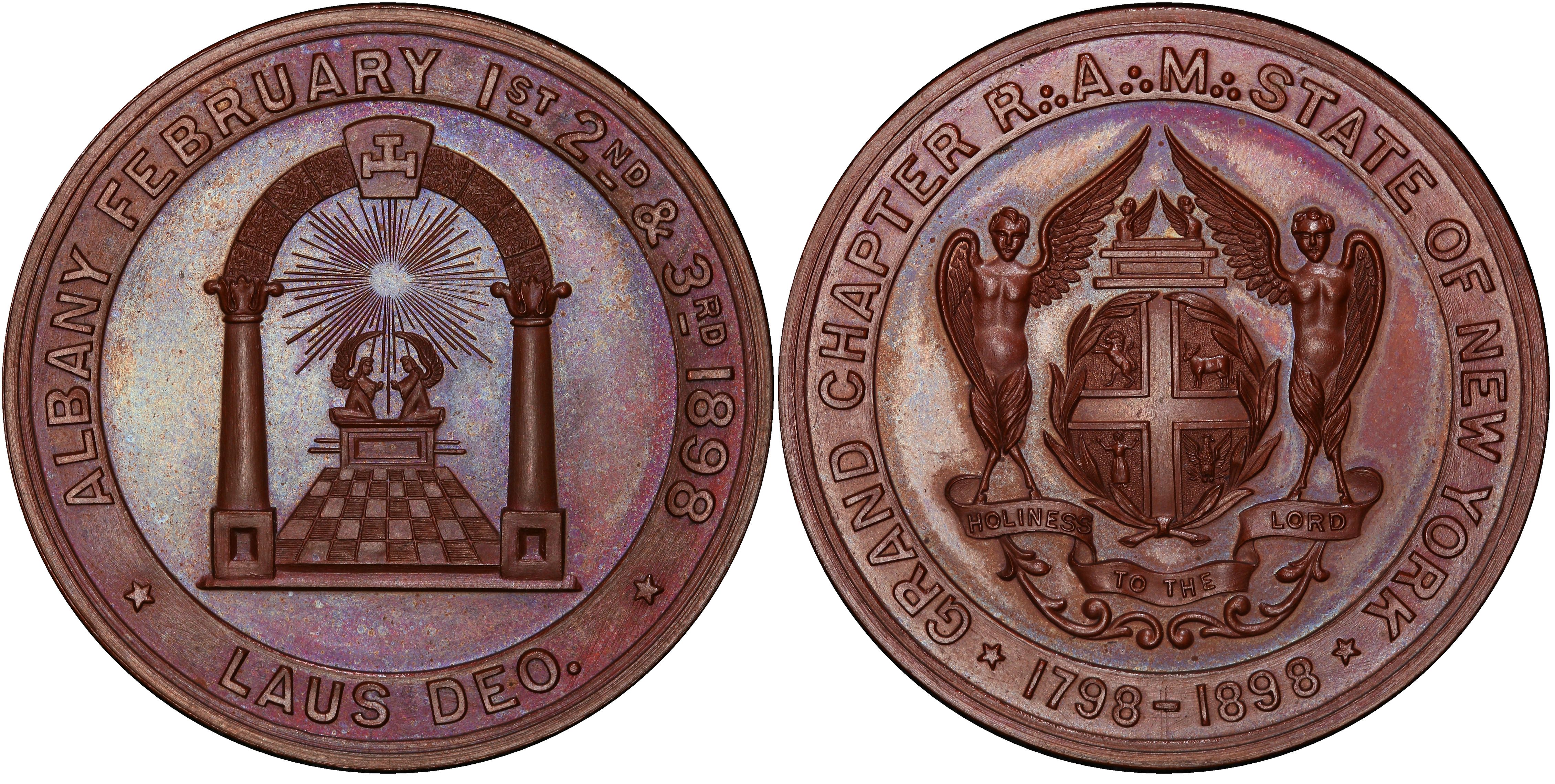 Masons Bronze Medallion