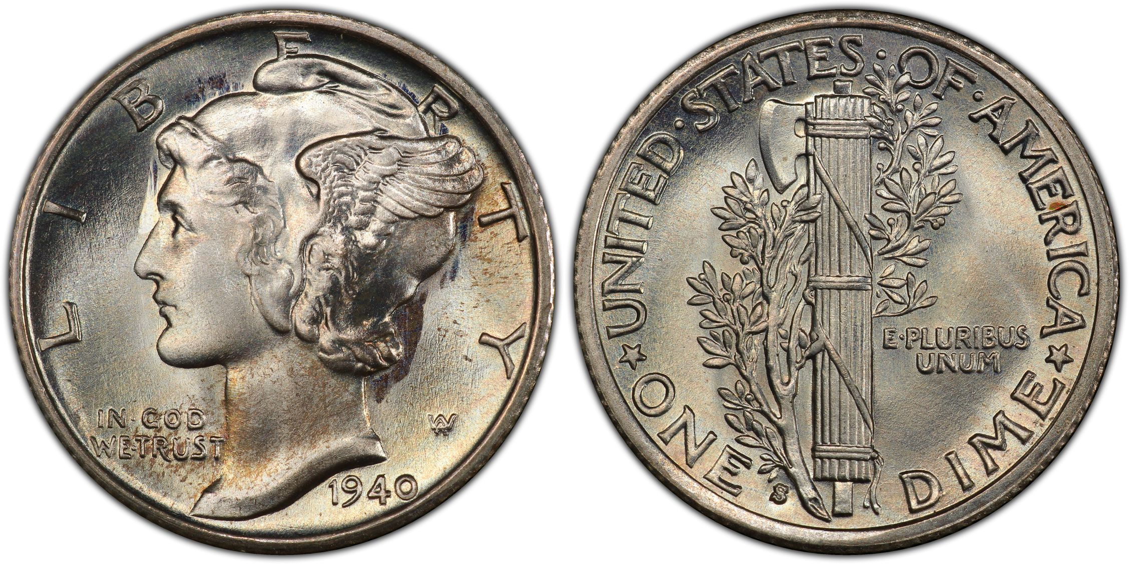 1940-S 10C, FB (Regular Strike) Mercury Dime - PCGS CoinFacts