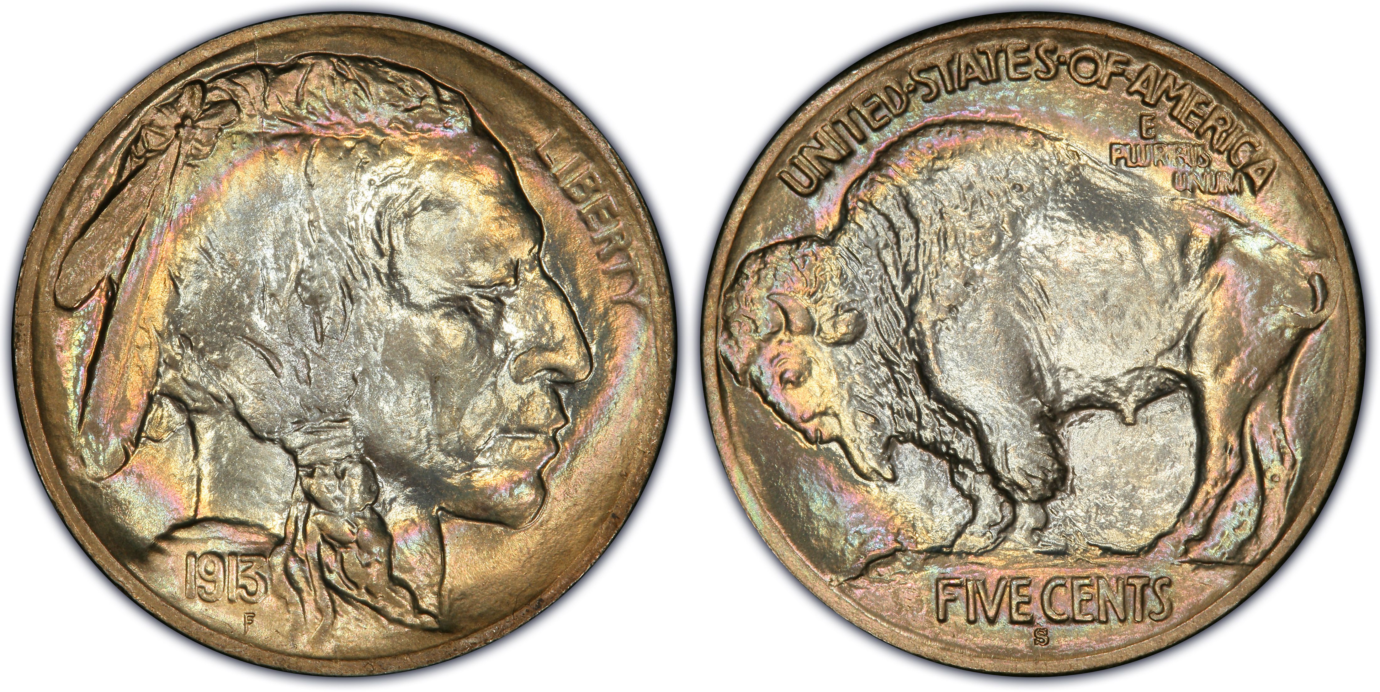 1913-S Buffalo Nickel Type I Fine