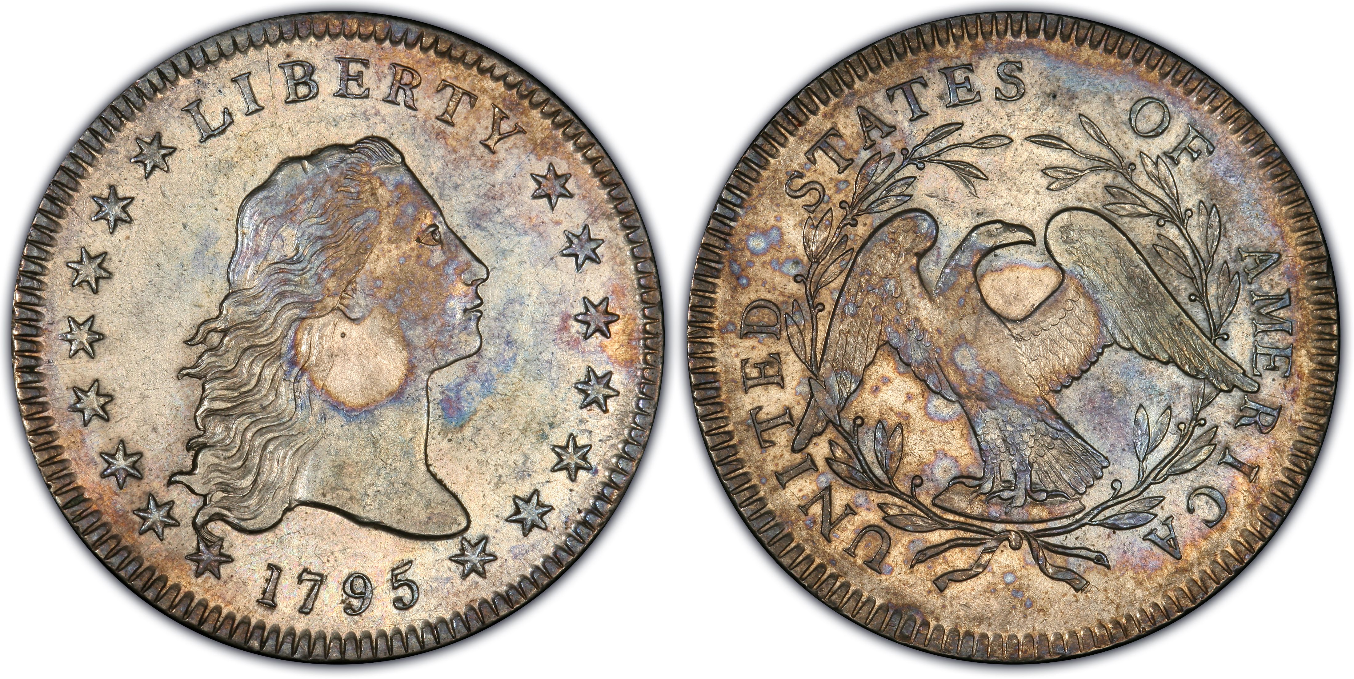 1795 $1 Draped Bust Silver Dollar (Centered Bust) PCGS MS62