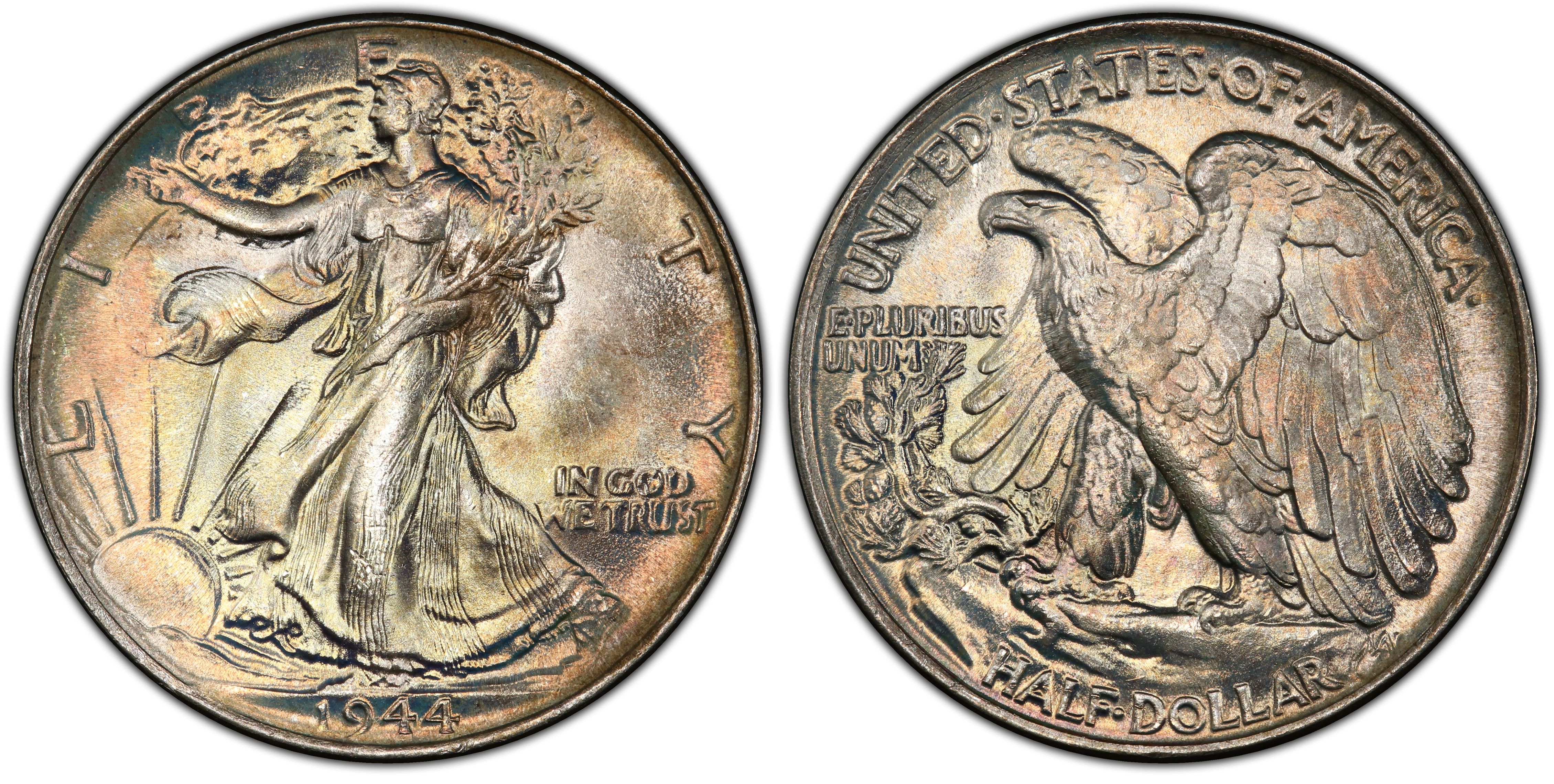 1944 50C (Regular Strike) Walking Liberty Half Dollar - PCGS CoinFacts