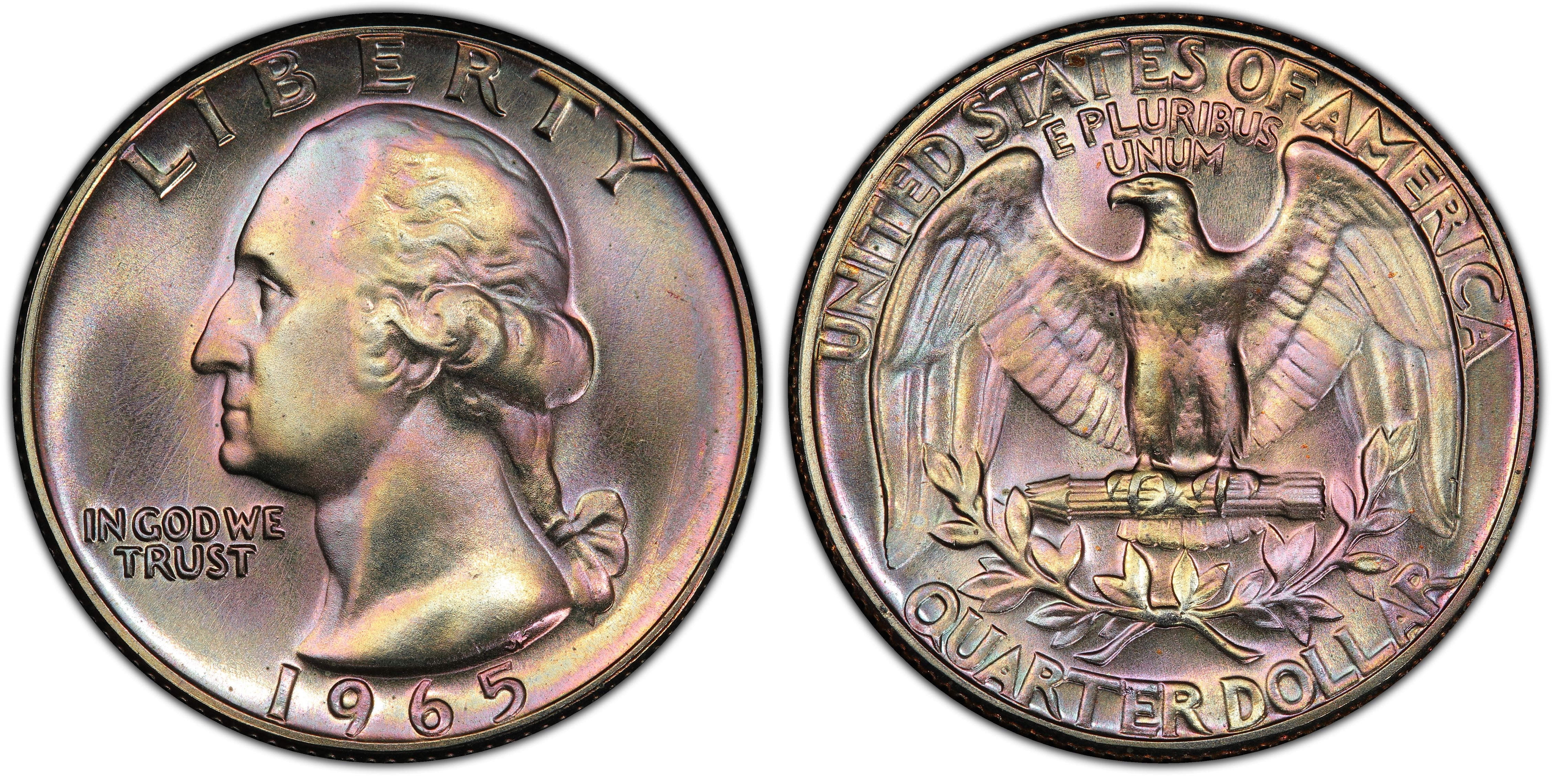 Details about   1965 SMS Washington Quarter Gem CN-Clad Special Mint Set Coin 