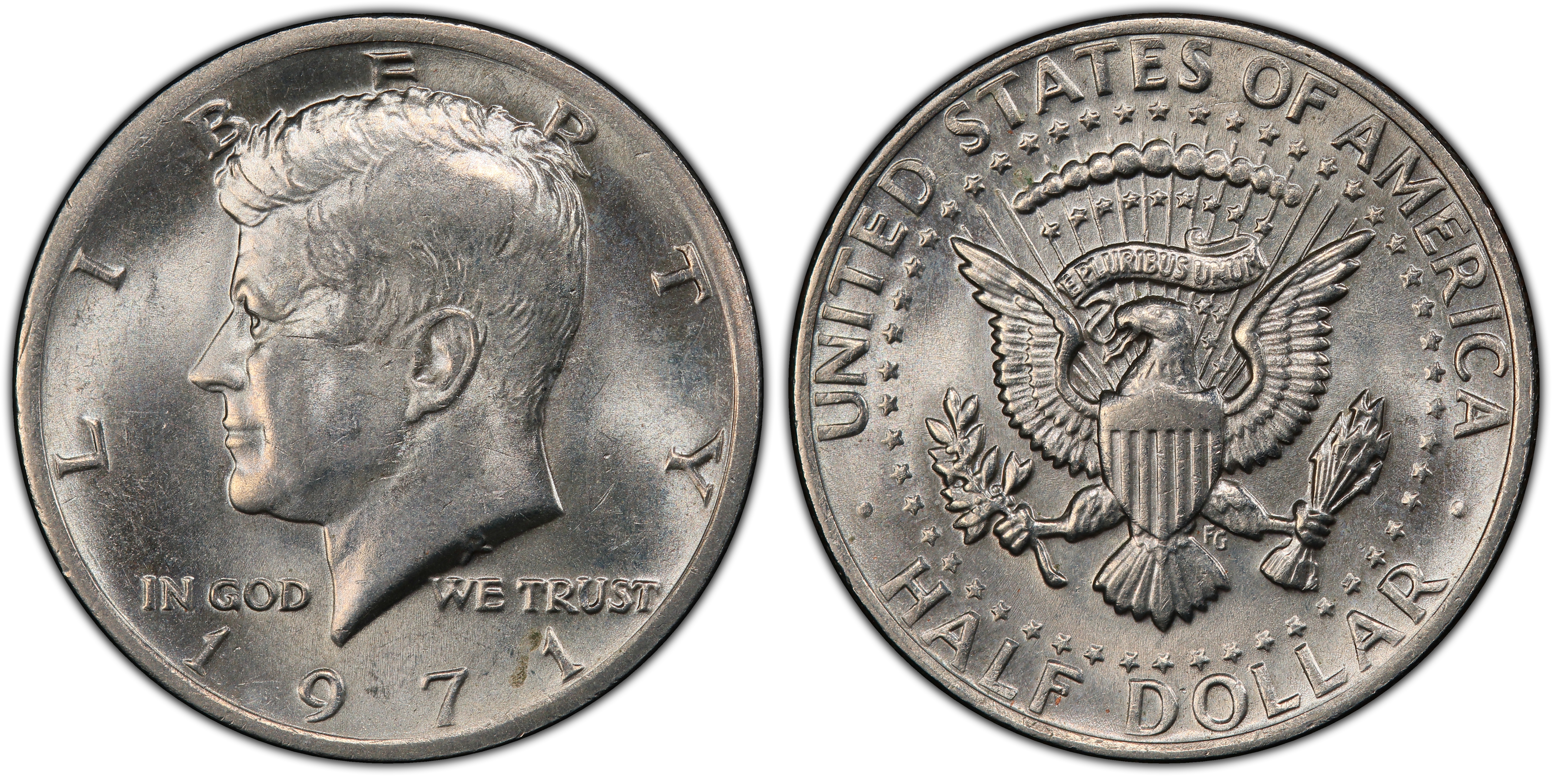 Images of Kennedy Half Dollar 1971 50C - PCGS CoinFacts