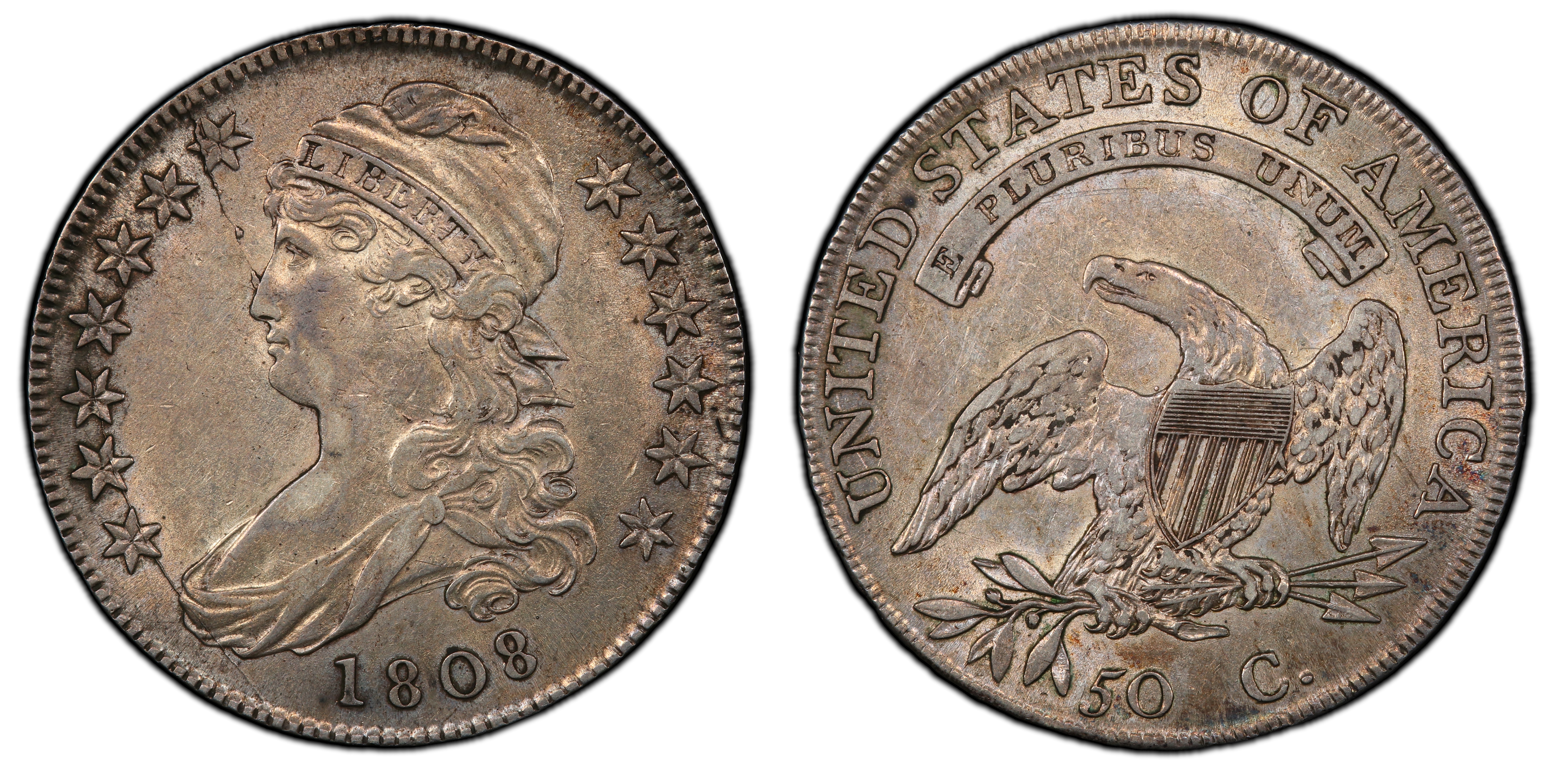 1808 50C Overton 110a (Regular Strike) Capped Bust Half Dollar - PCGS ...