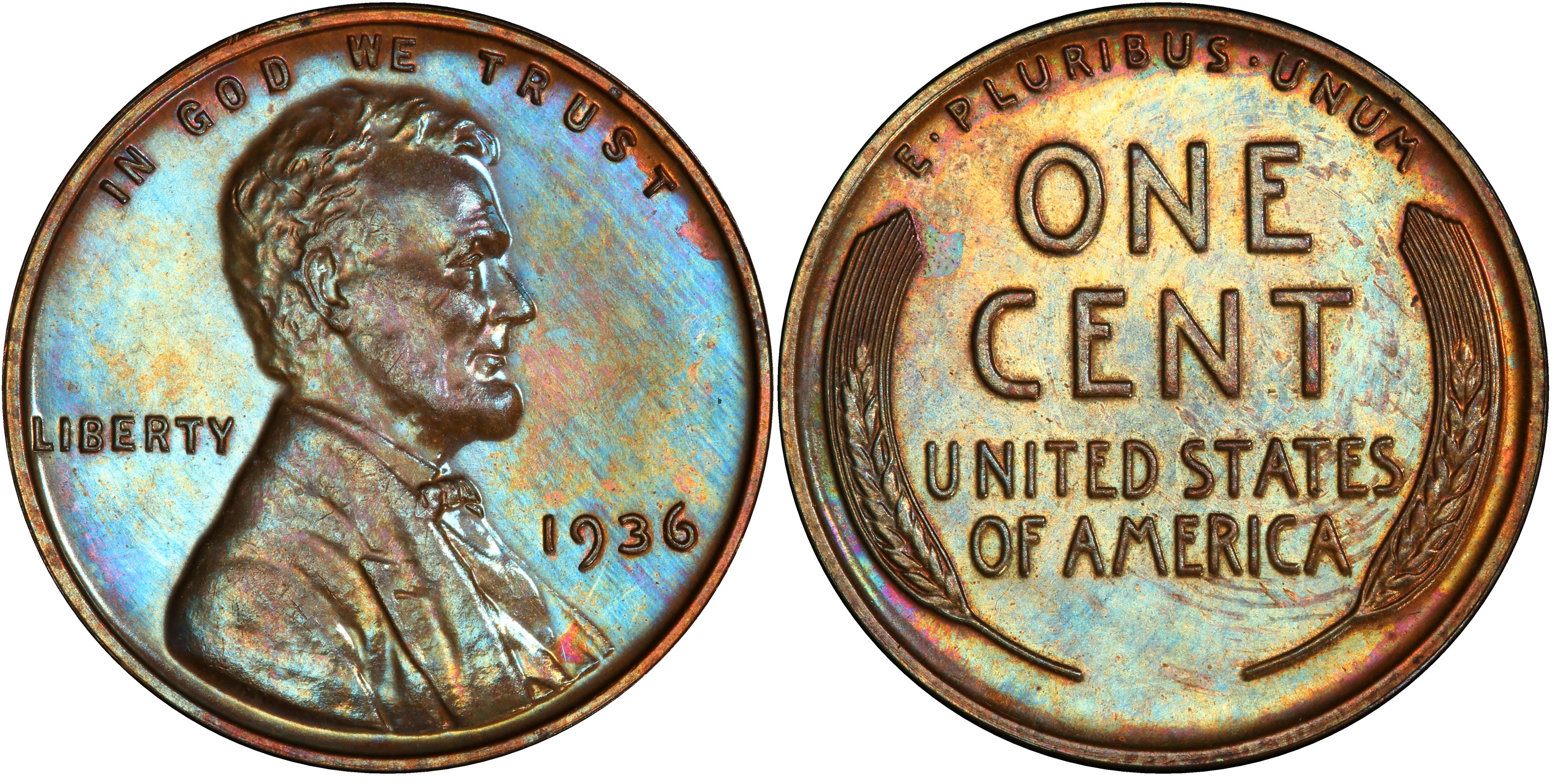 1936  ONE LINCOLN WHEAT CENT #11