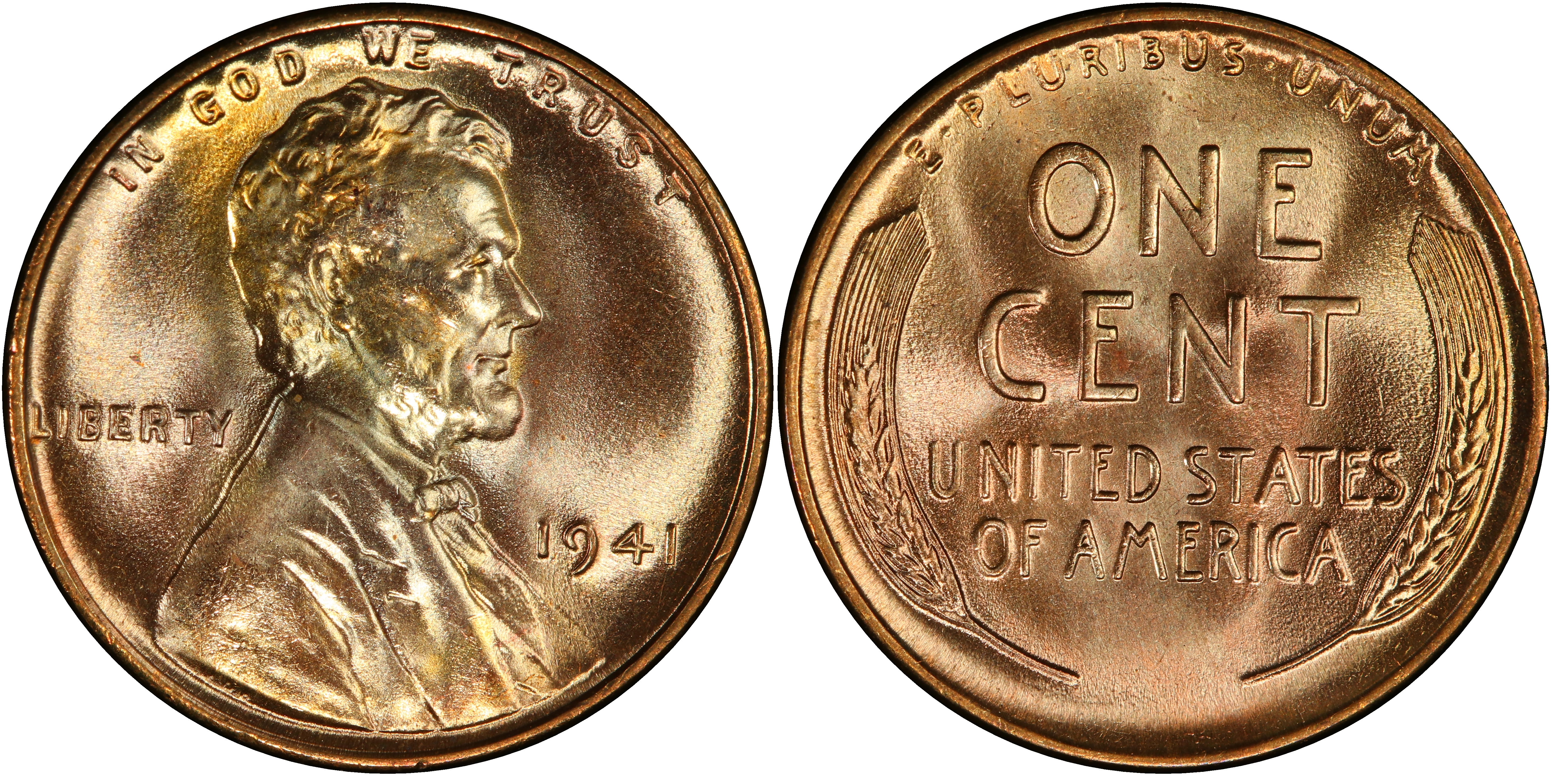 1941-P Lincoln Cent PCGS MS66RD