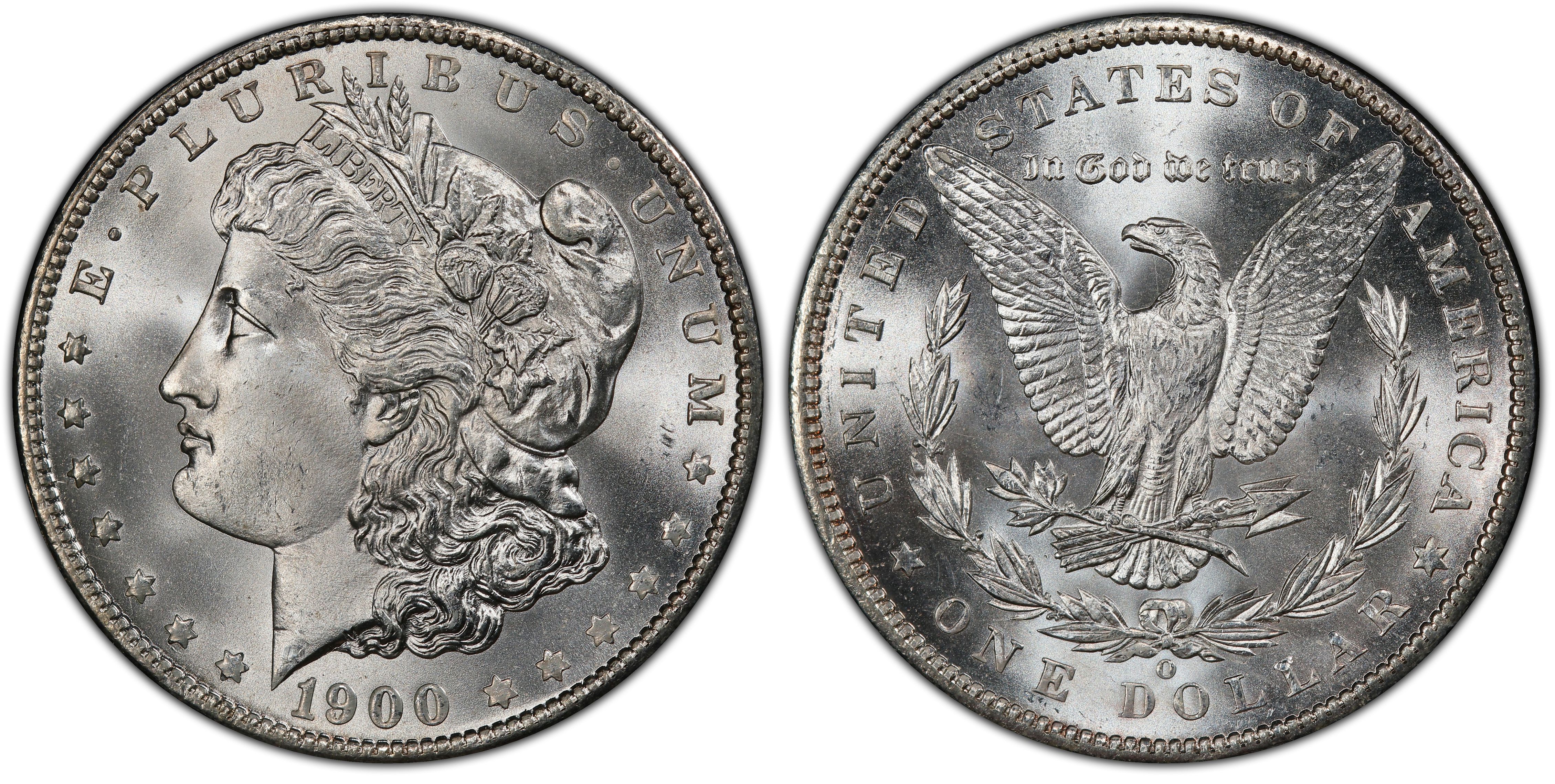 1900-O $1 Morgan Silver Dollar AU About Uncirculated