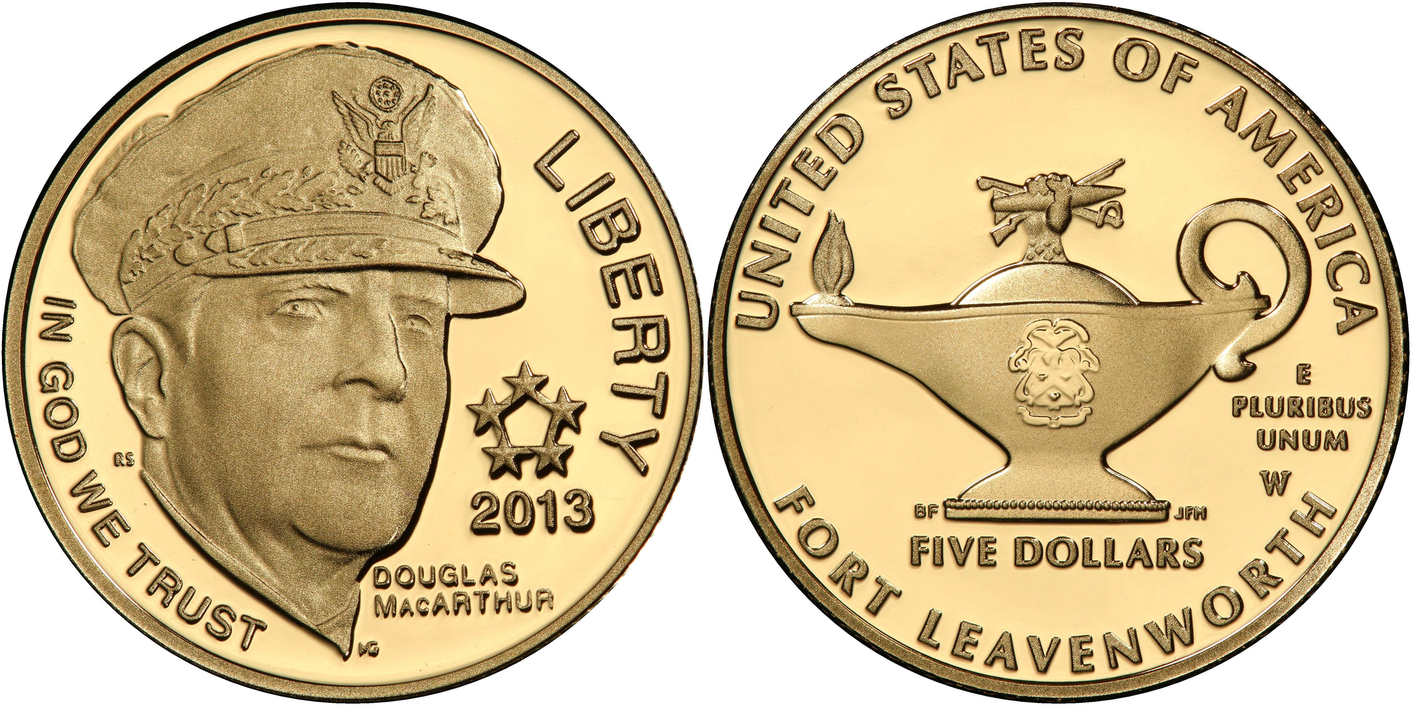 2013-W $5 5 Star Generals MacArthur - First Strike, DCAM (Proof 