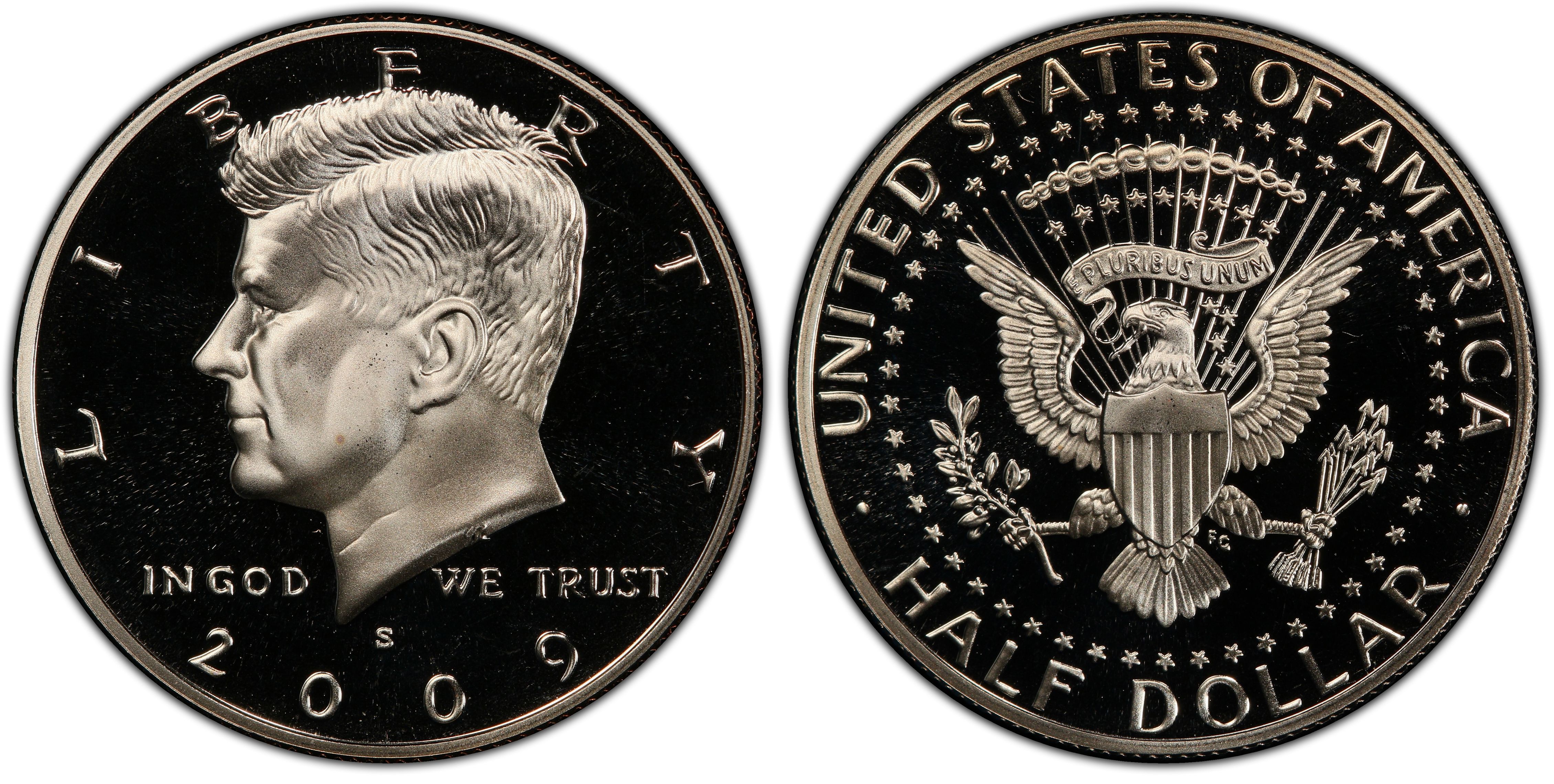2009-S 50C, DCAM (Proof) Kennedy Half Dollar - PCGS CoinFacts