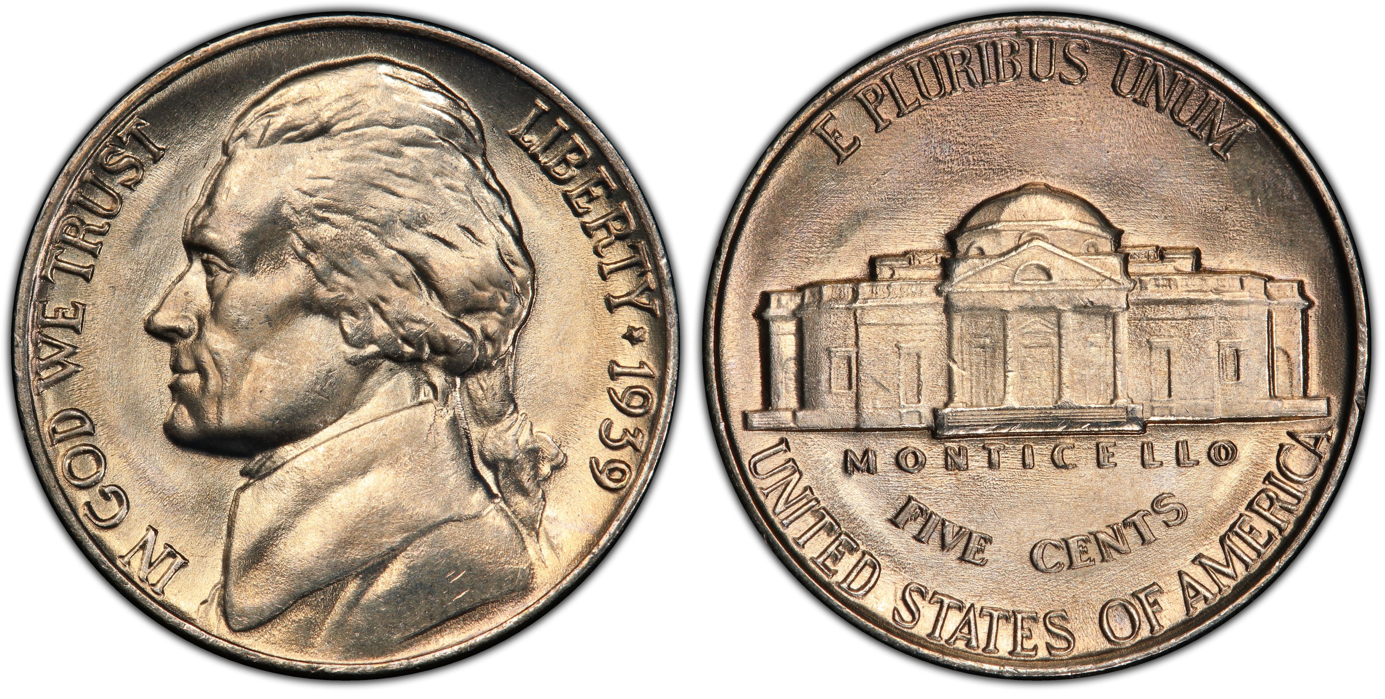 1939-P BU Jefferson Nickel