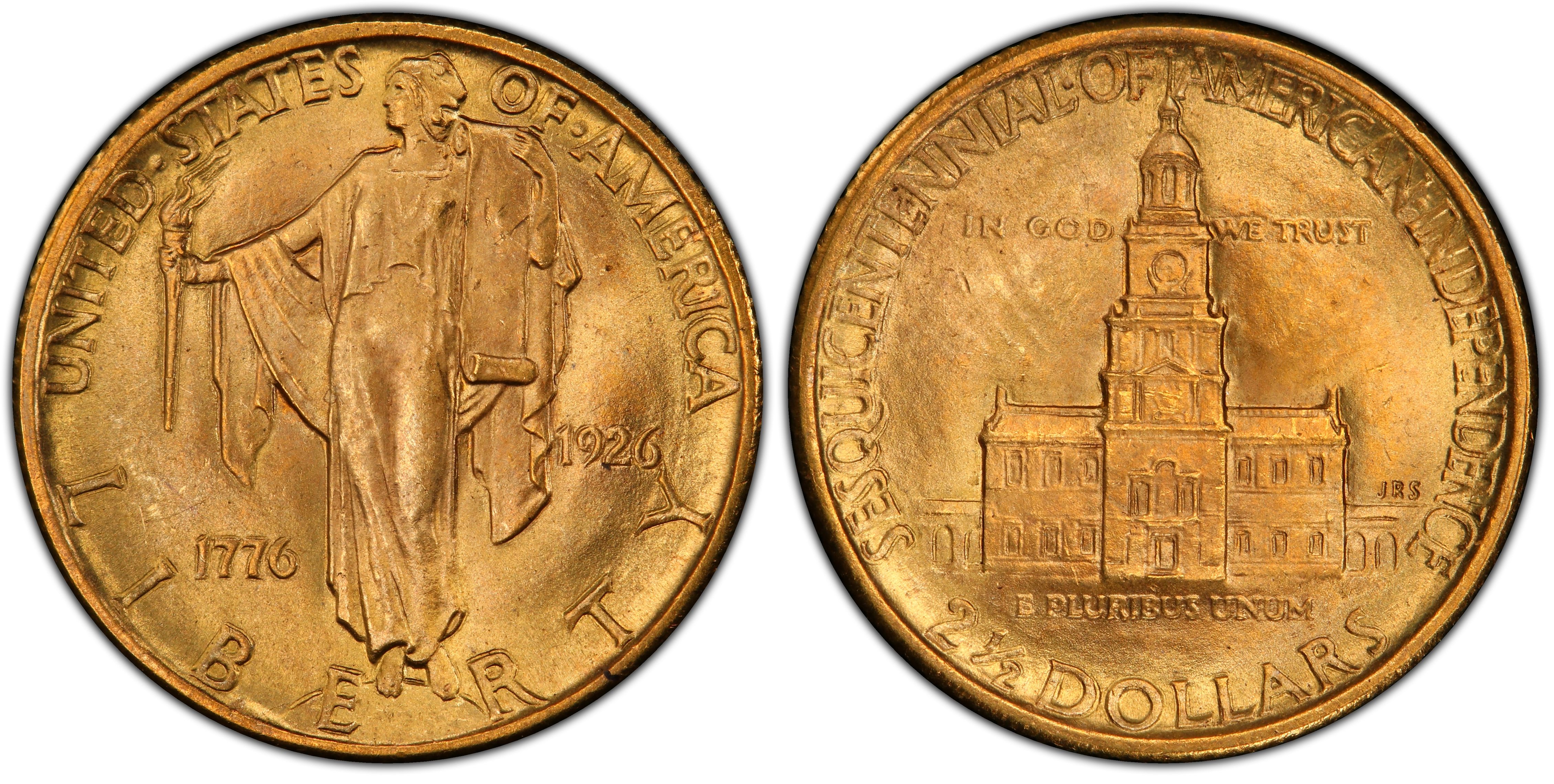 Images of Gold Commemorative 1926 $2.50 Sesquicentennial ...