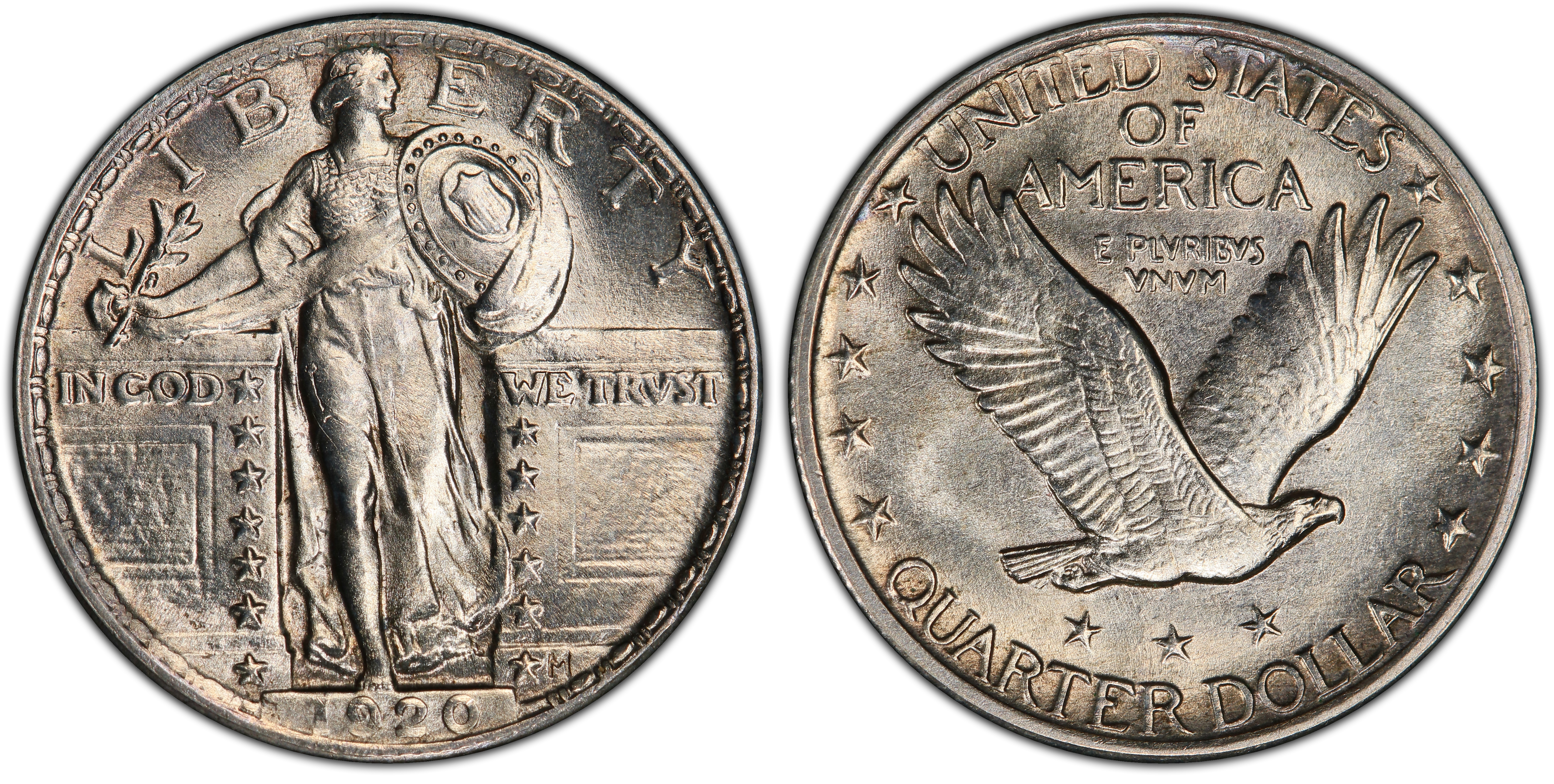 Images Of Standing Liberty Quarter 1920 25C, FH - PCGS CoinFacts