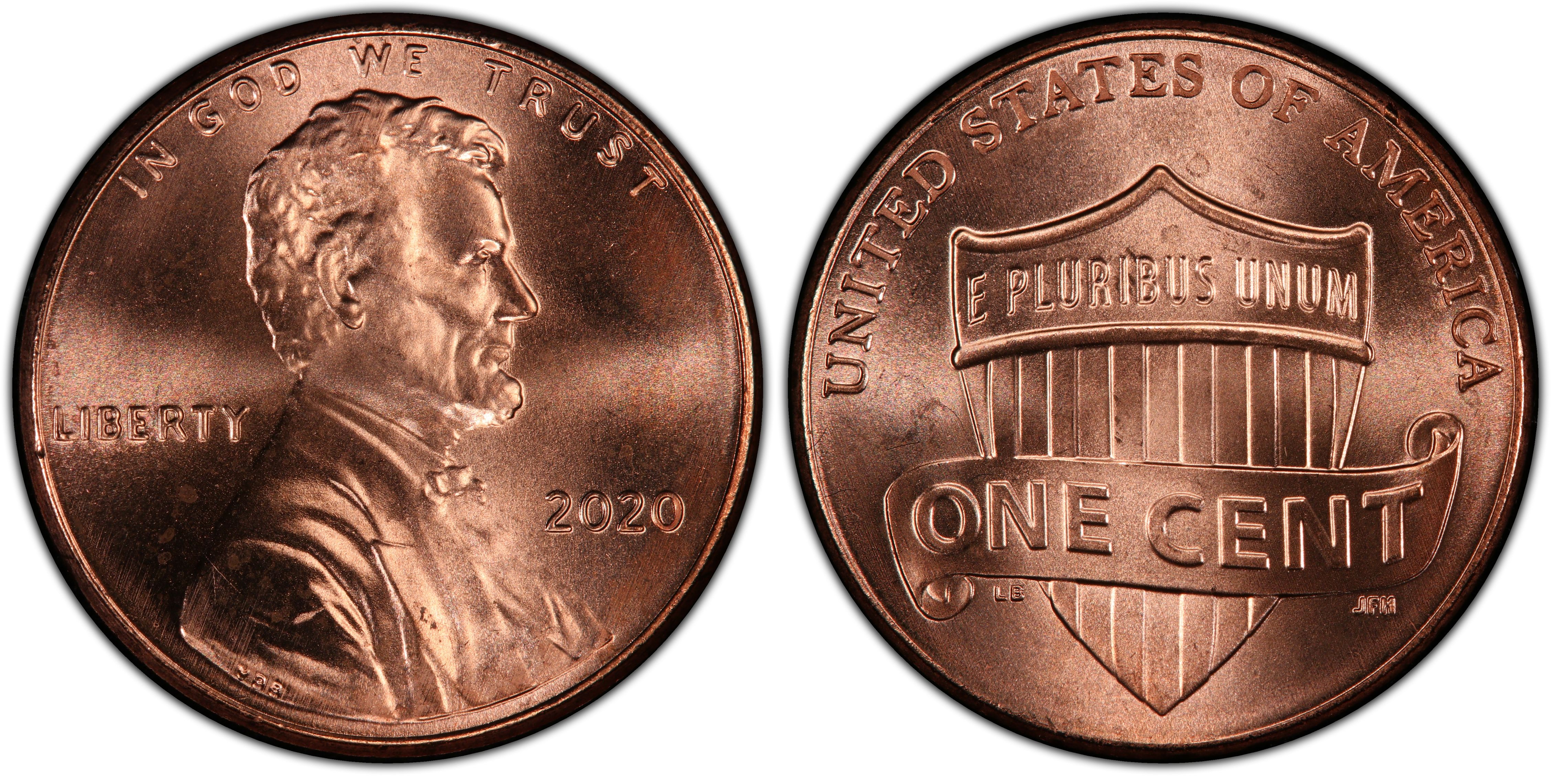 2020 1C Shield Early Find, RD (Regular Strike) Lincoln Cent (Modern ...