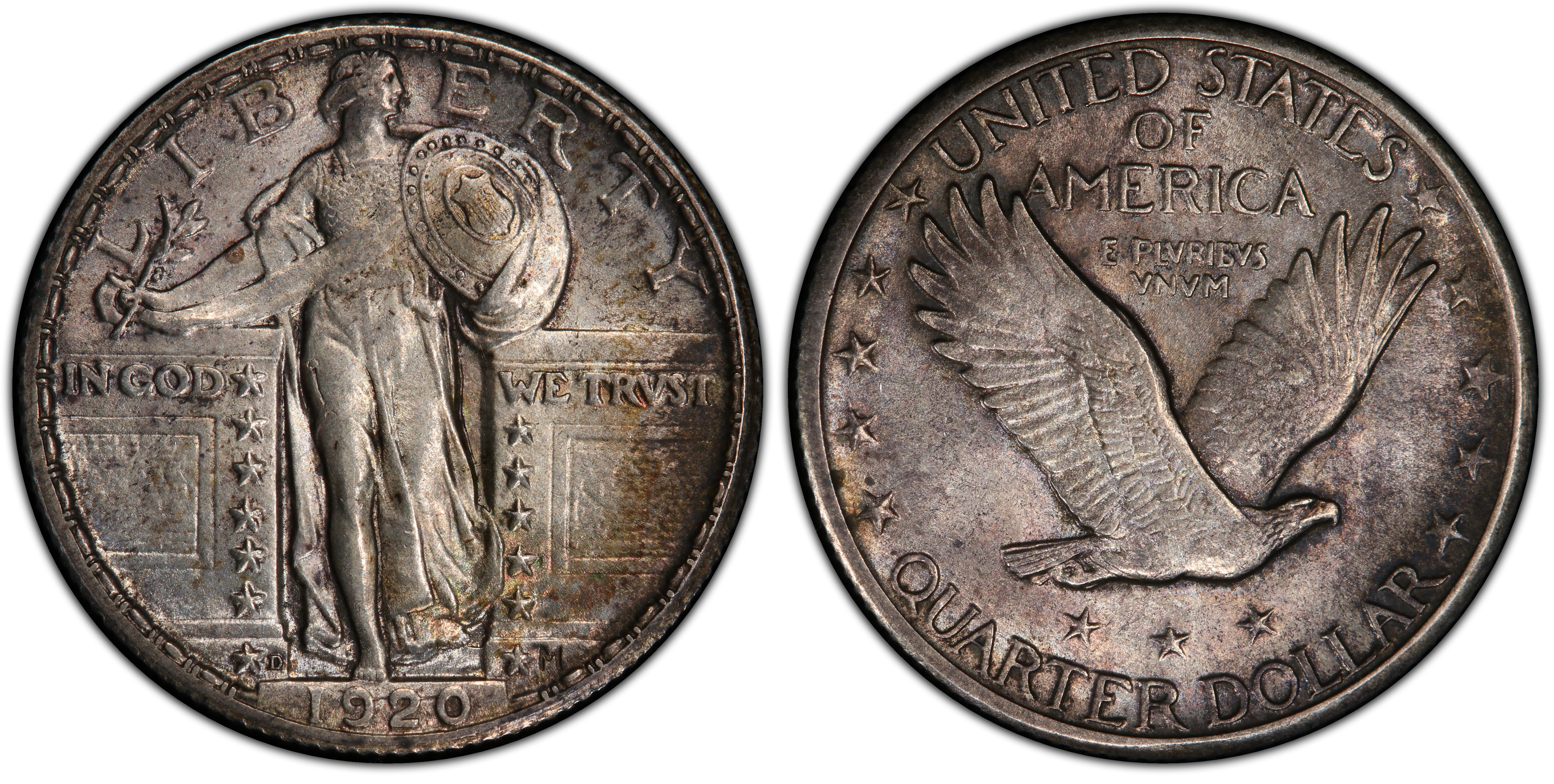 Images Of Standing Liberty Quarter 1920-D 25C, FH - PCGS CoinFacts