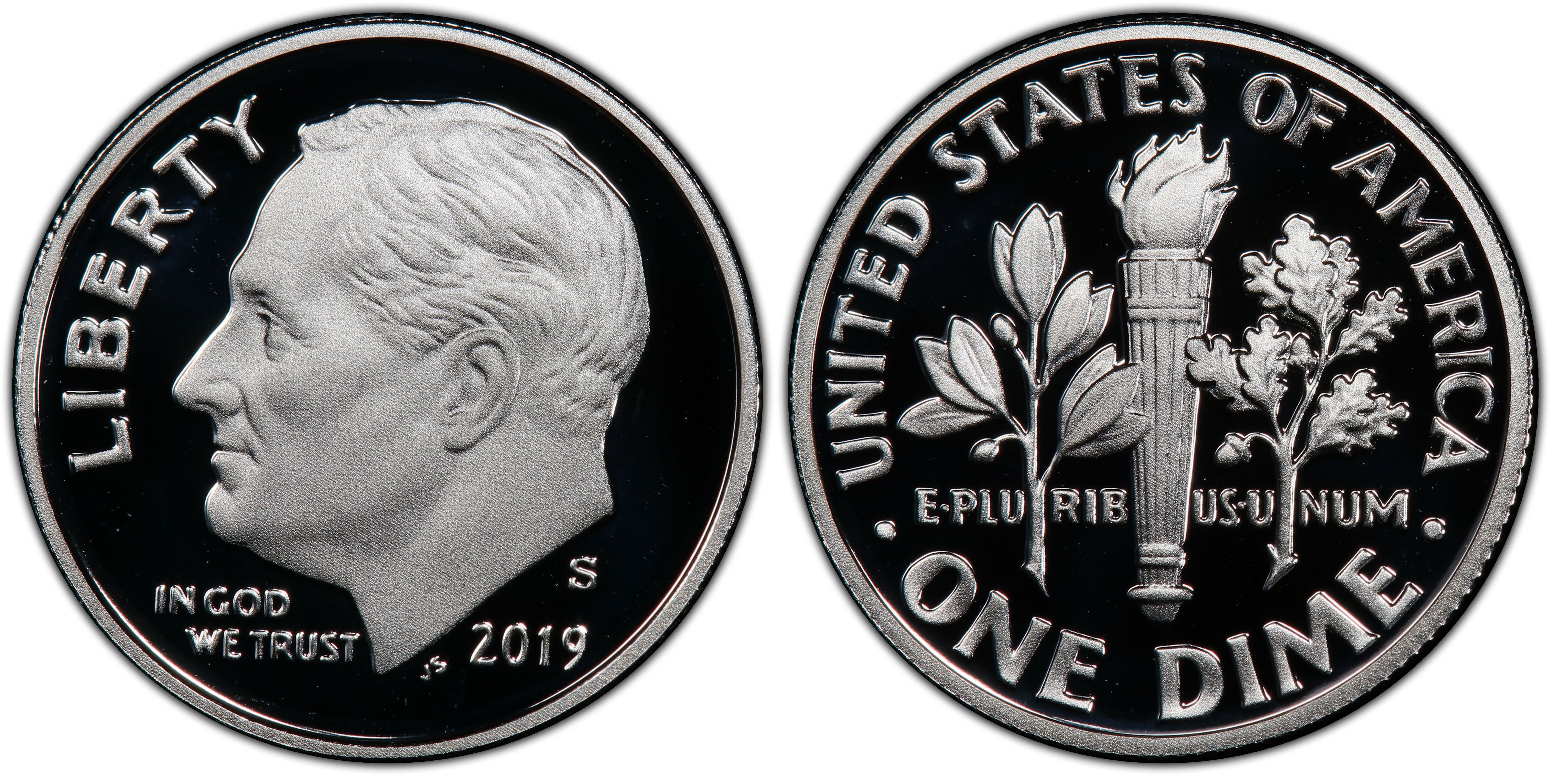 PCGS 2019-S Silver Proof Franklin Roosevelt Dime PR69 DCAM US Mint Coin 999 Ag 
