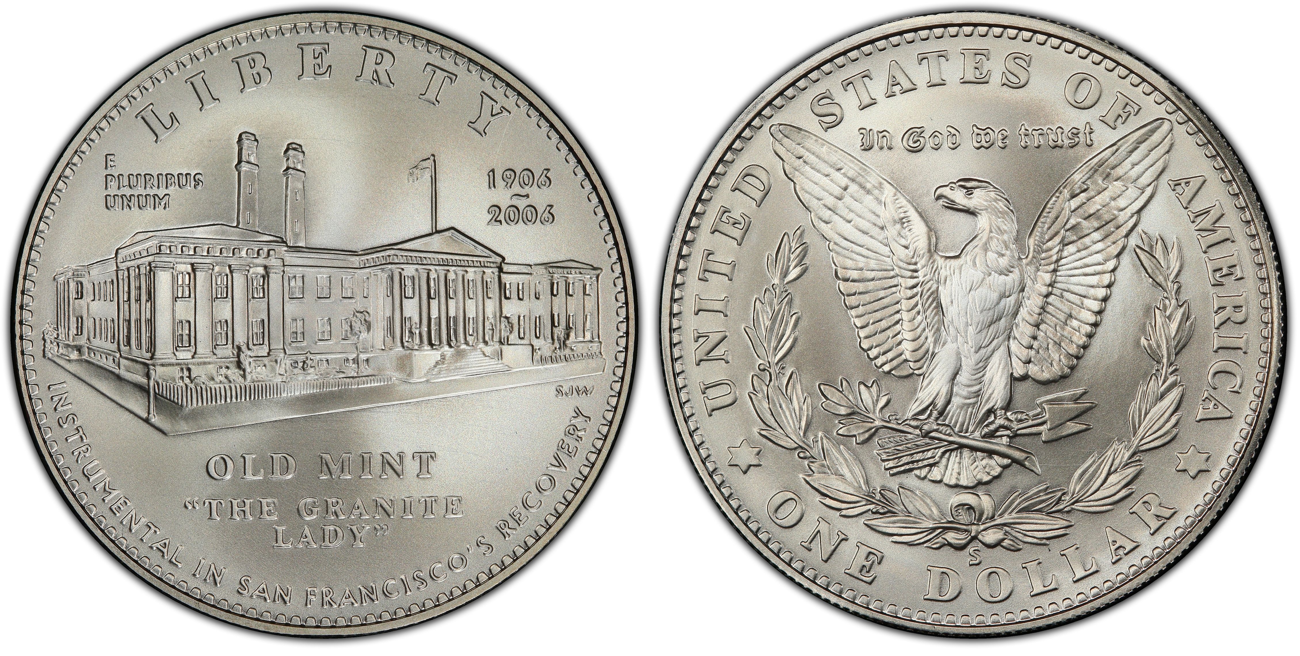 2006-S $1 San Francisco Old Mint Commemorative Silver Dollar in OGP BU