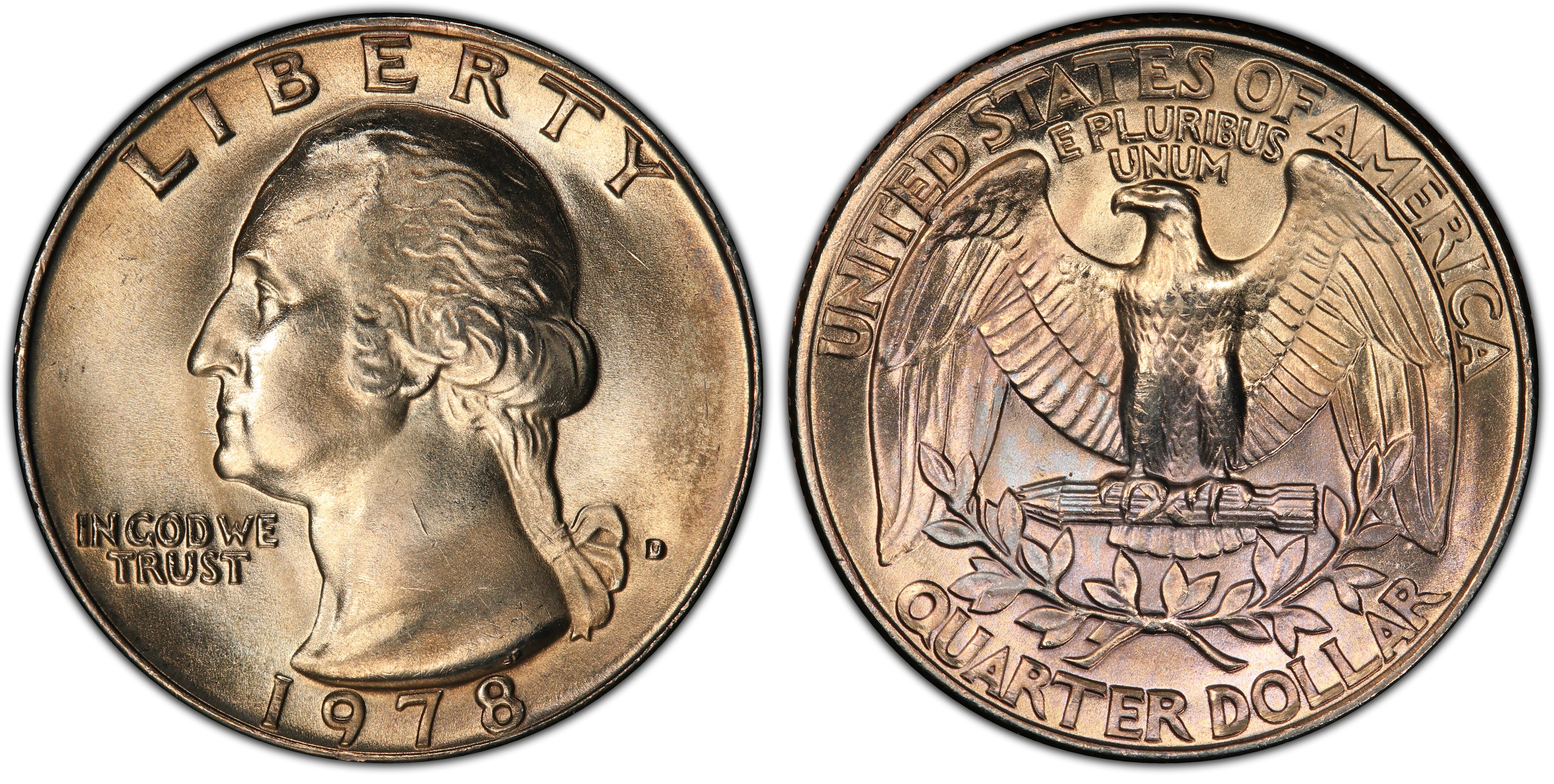Details about   1978 P and D 2 Coin Washington Quarter Set