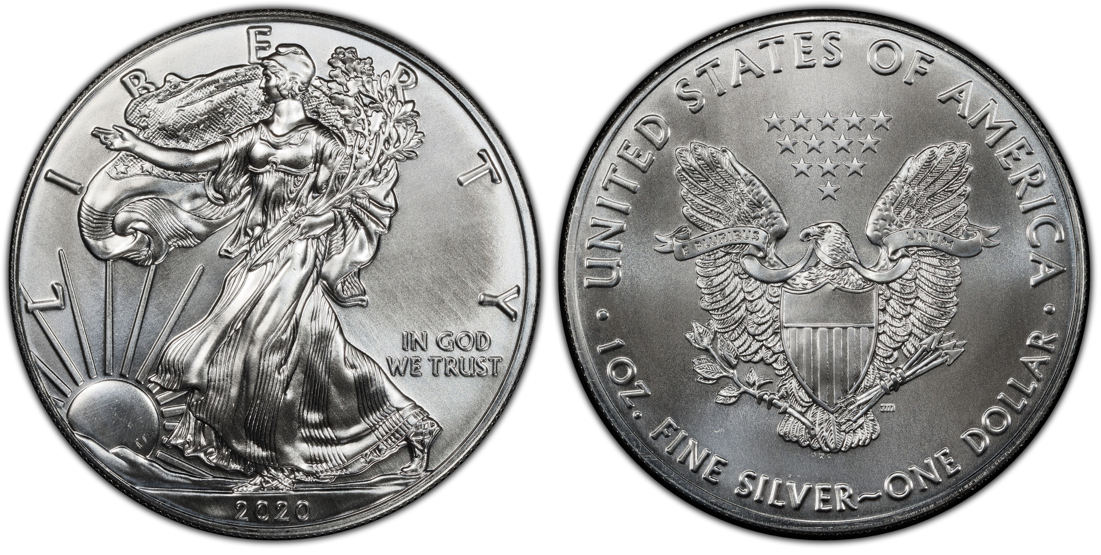 2020-(P) $1 Silver Eagle - Emergency Issue Struck at Philadelphia