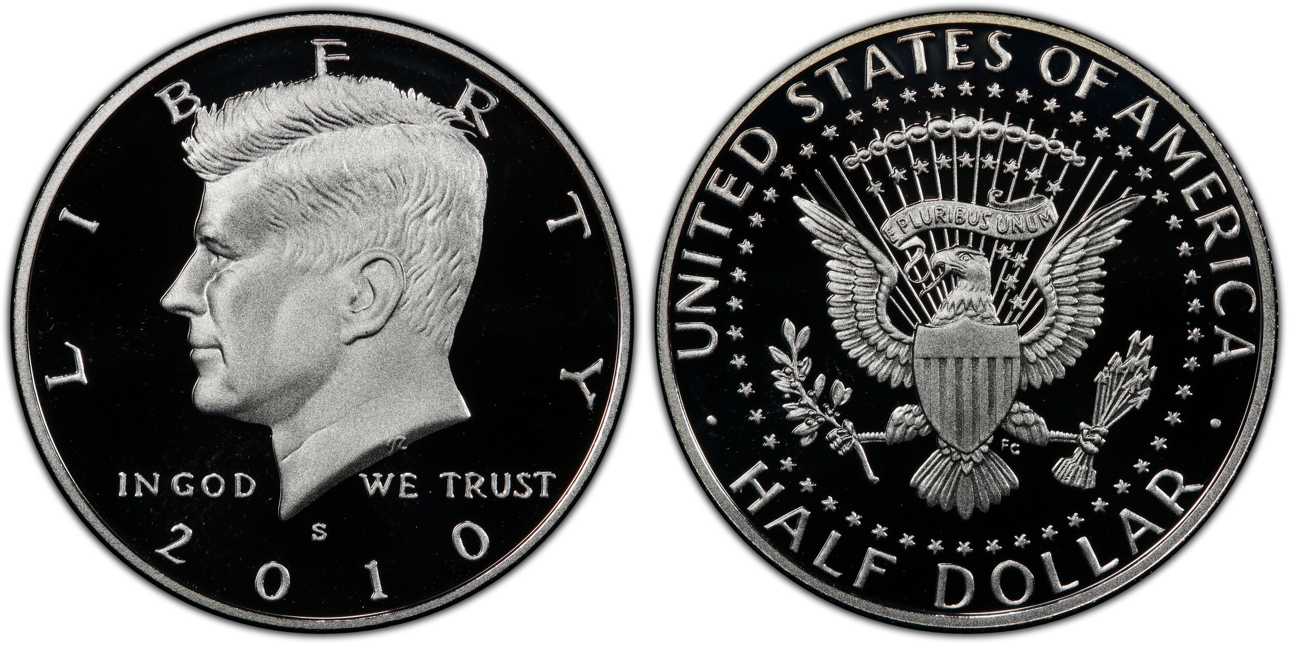 1992-S SILVER PROOF SET WITH 90% SILVER DEEP CAMEO KENNEDY HALF QUARTER DIME 