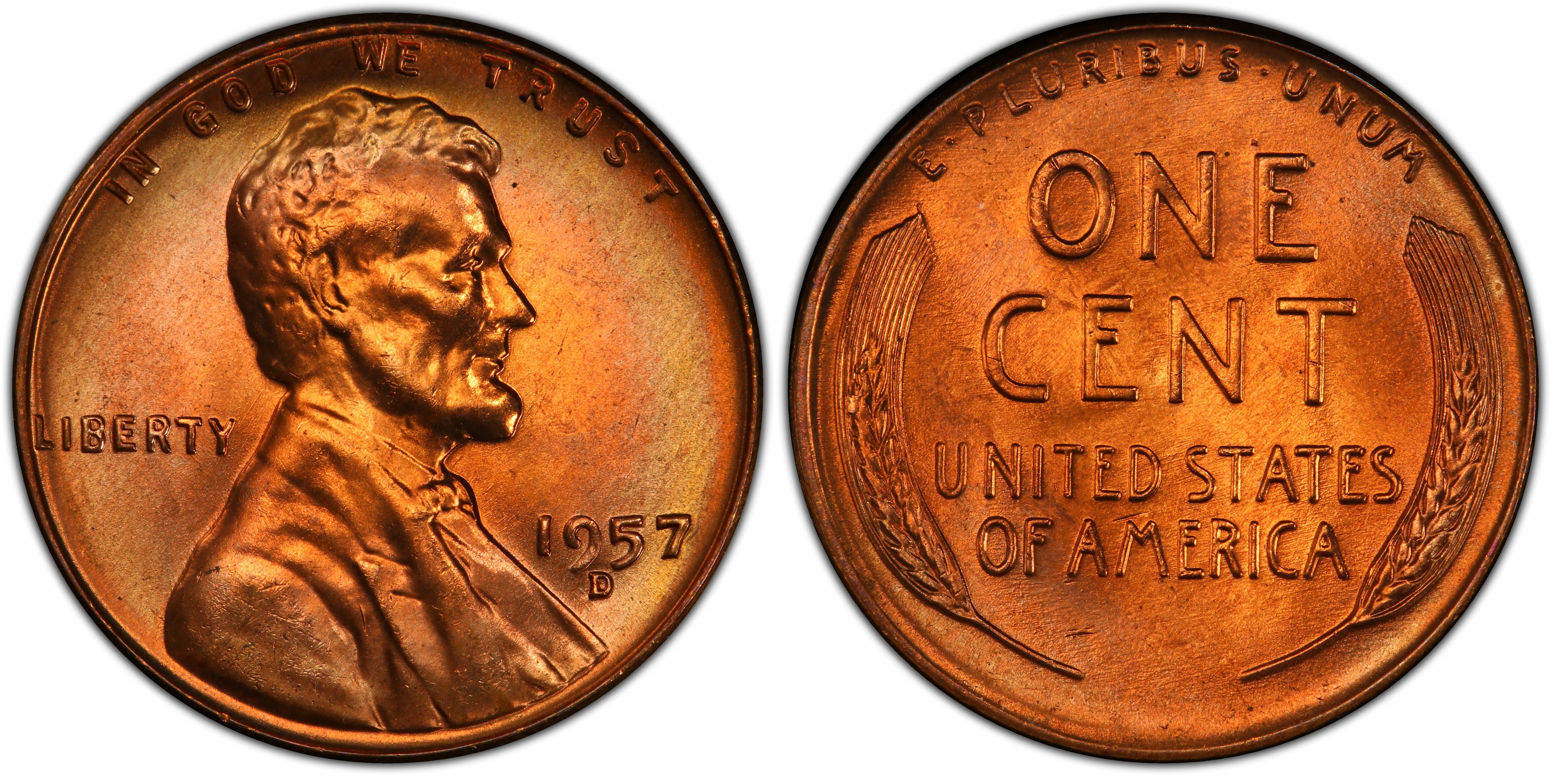 Details about   1957 D BU/UNC ROLL LINCOLN WHEAT CENTS SEALED ORIGINAL 1-OWNER COLLECTION ROLLS 
