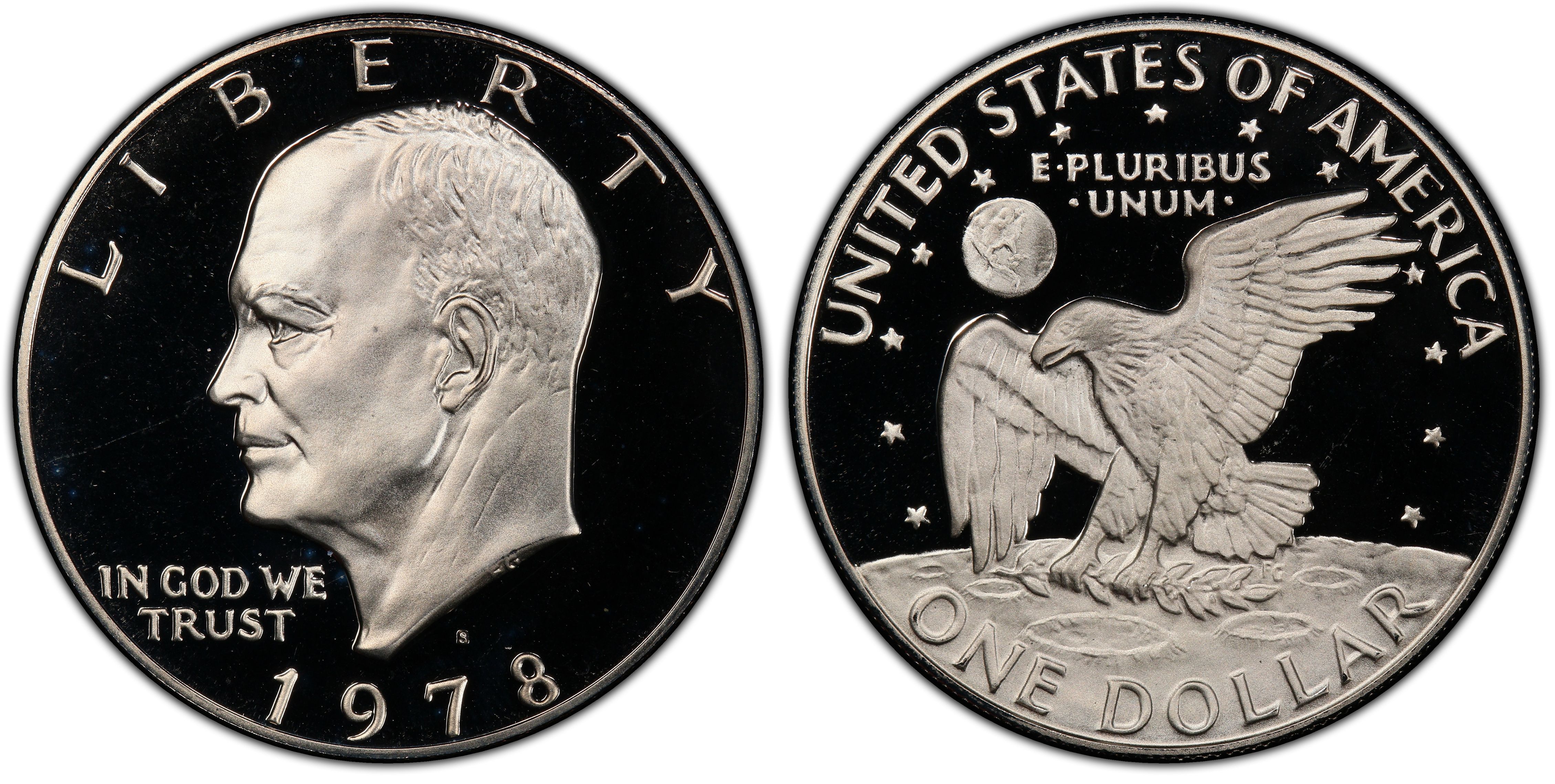 1978-S PR69DCAM Clad PCGS Graded Eisenhower Dollar
