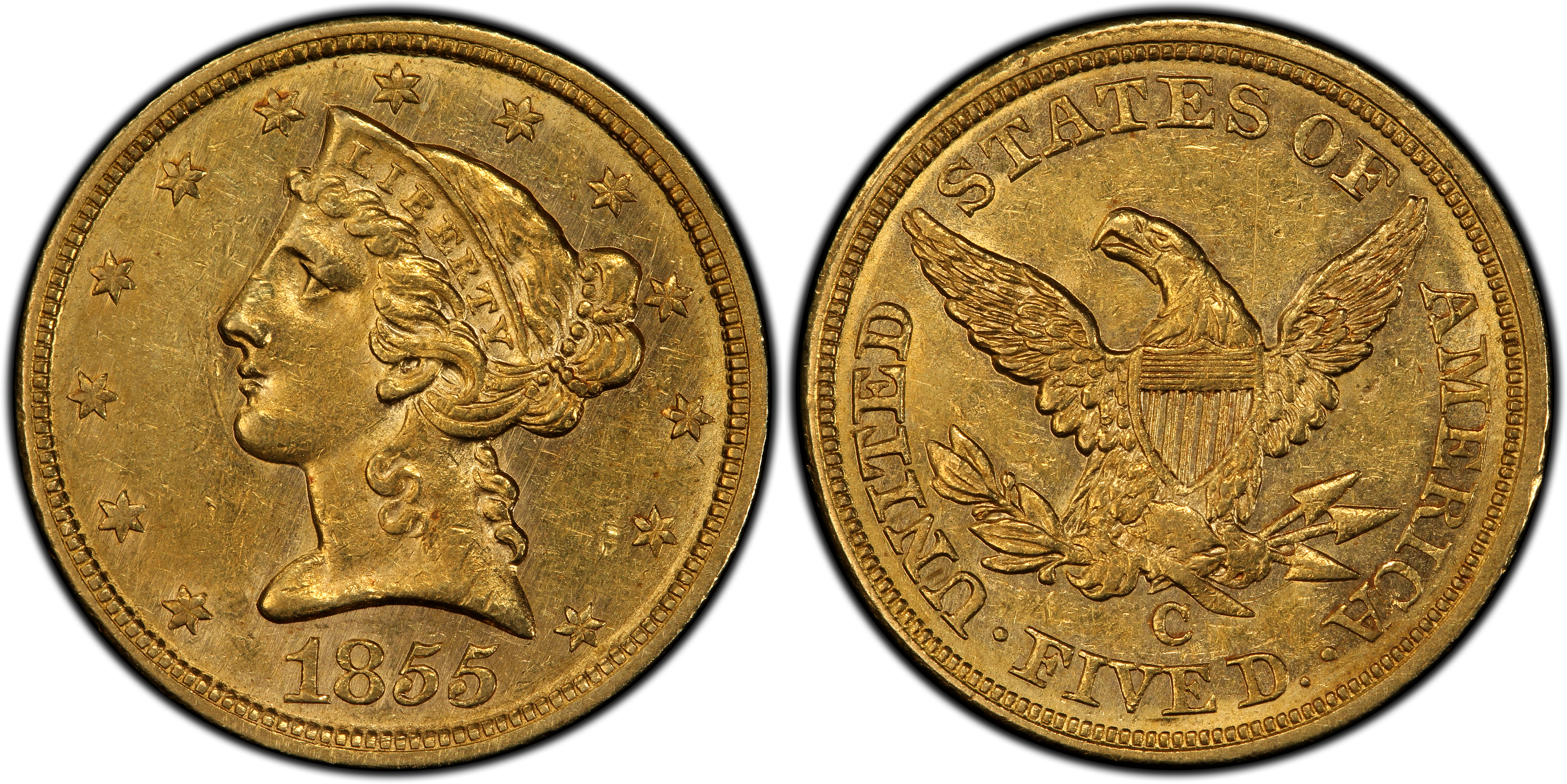 MS 65 Graded Flying Eagle Small Cents (1856-1858) for sale