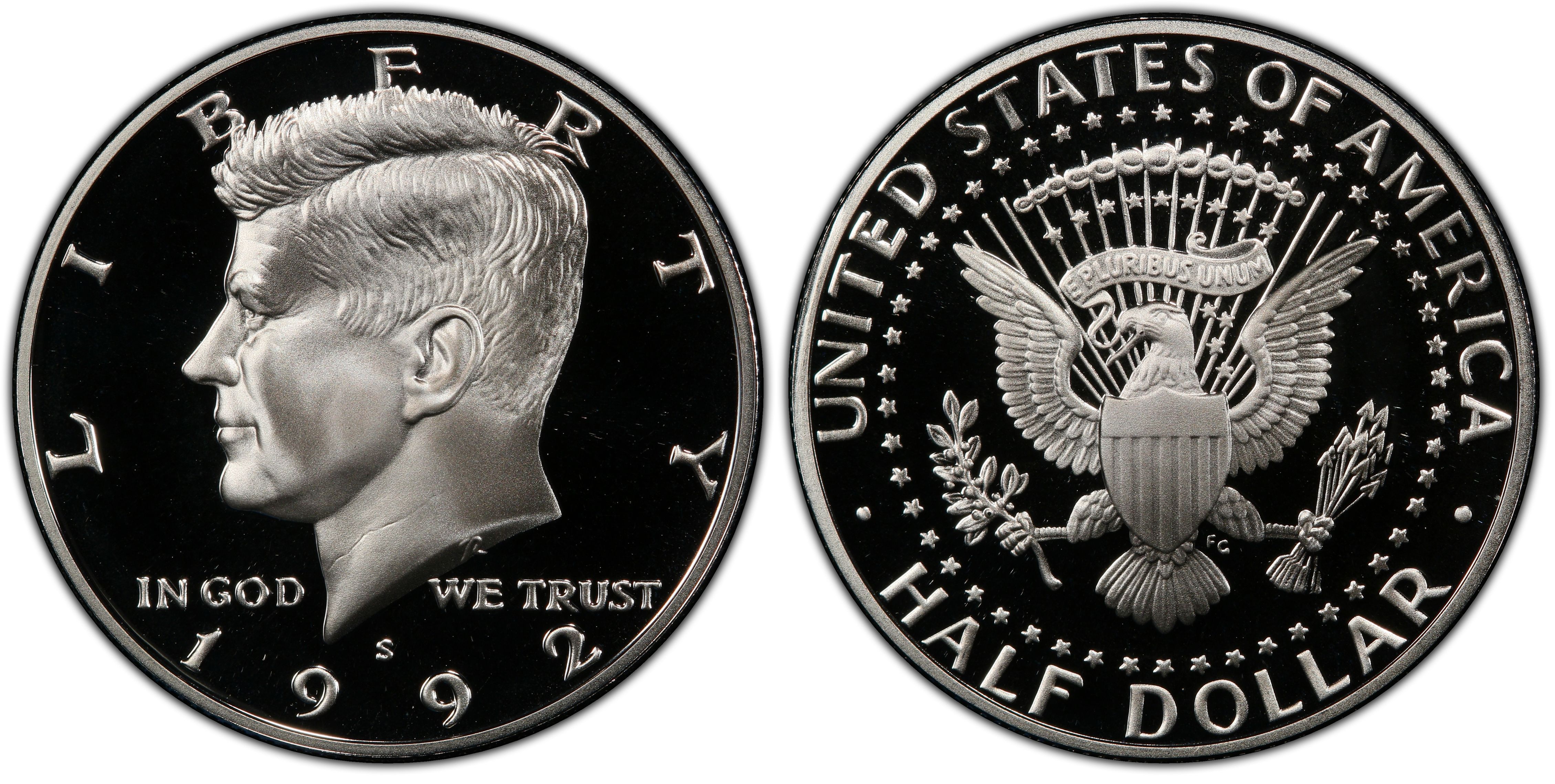 1992 US Coin Proof Set Kennedy Half Dollar Nice Birth Year Set Free Shipping 860 