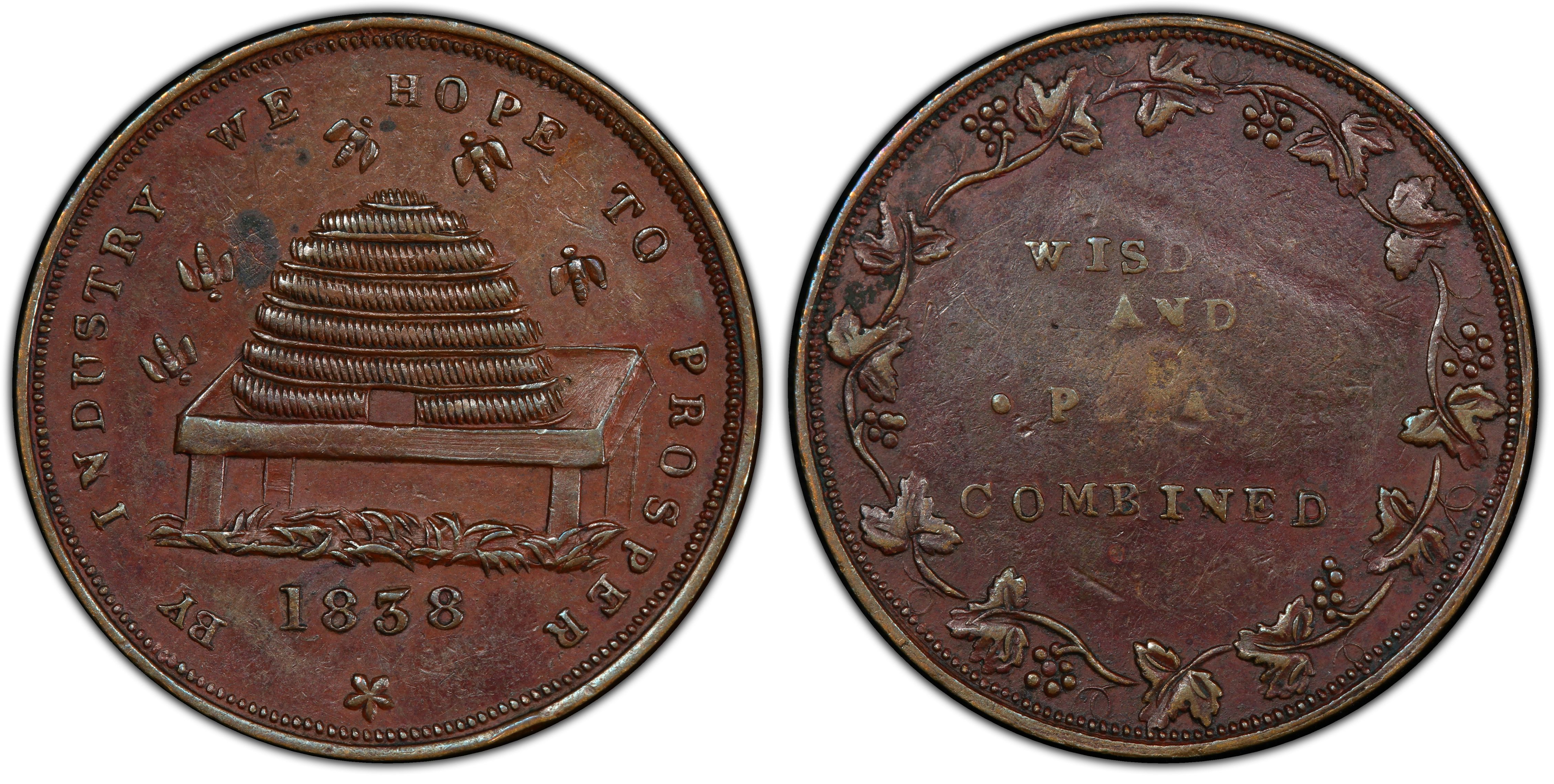 1838 1C, BN (Regular Strike) Coronet Head Cent - PCGS CoinFacts