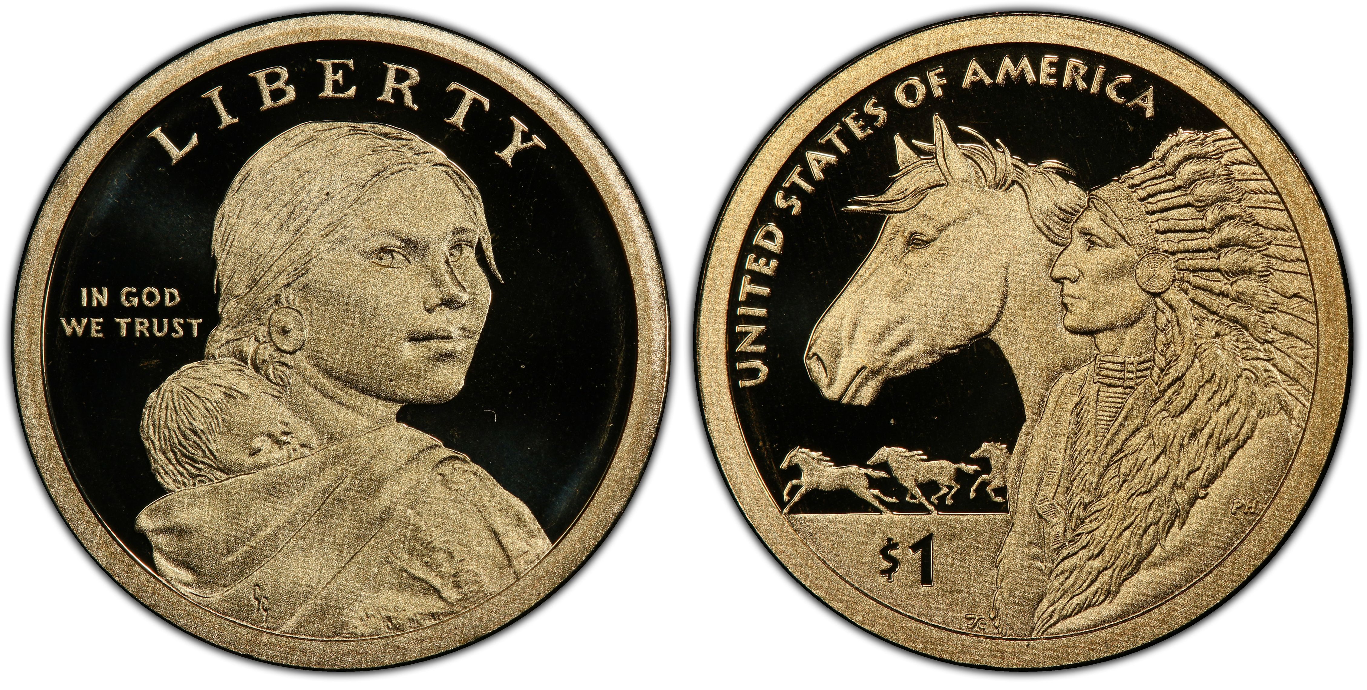 2012 P Sacagawea Native American Dollar From U.S Mint Rolls