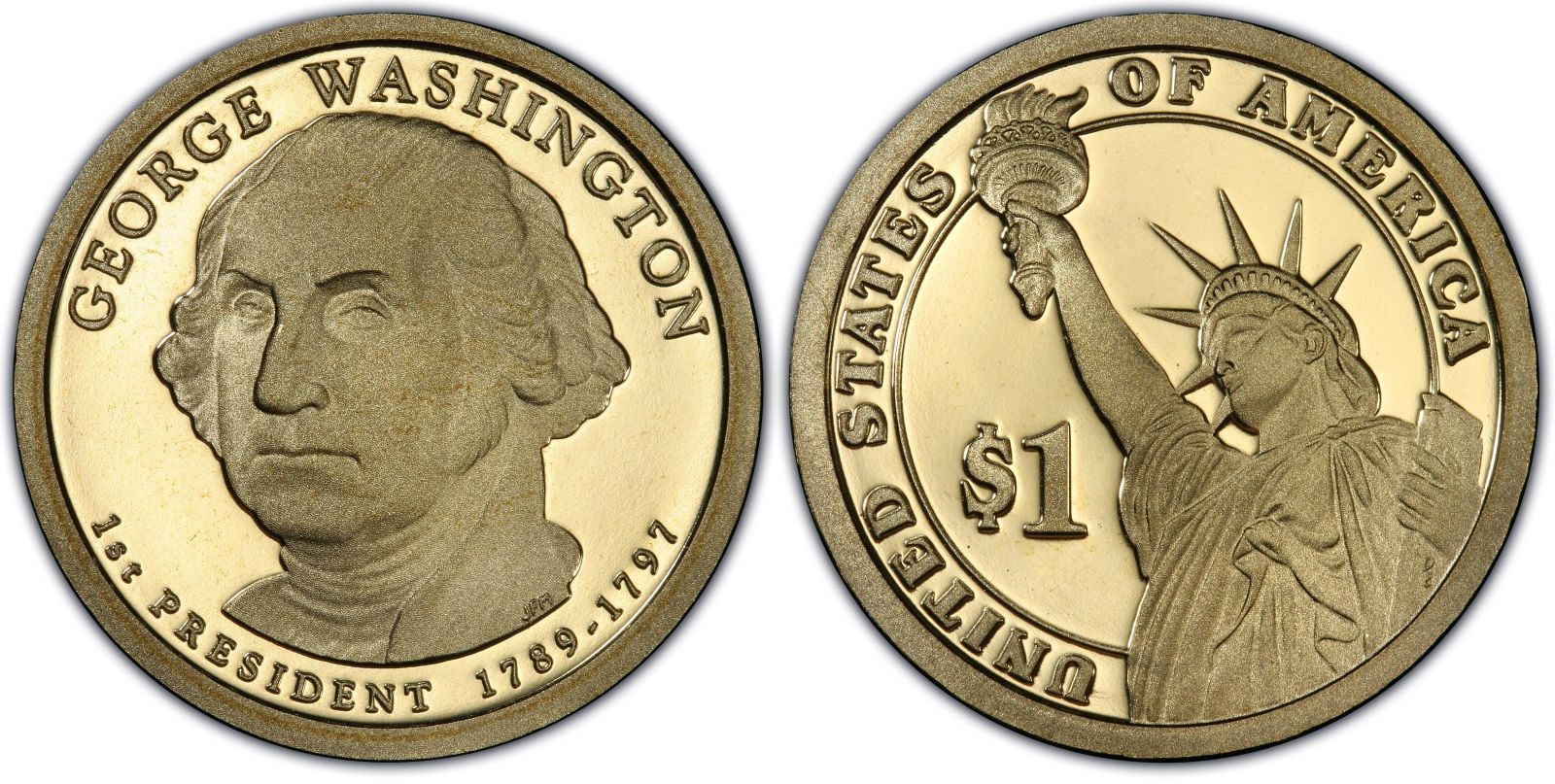 2007-S Presidential Dollar George Washington Proof