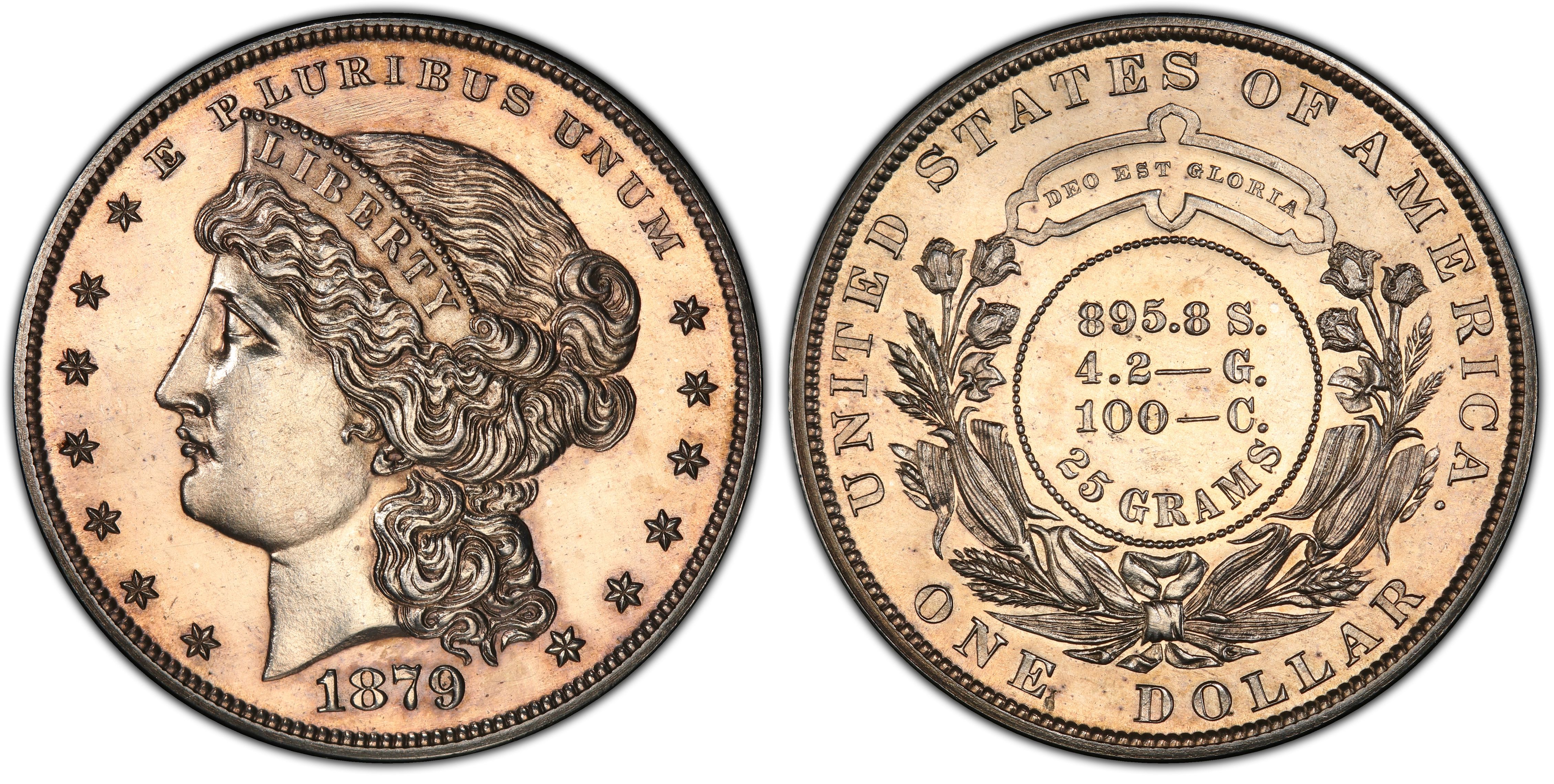 Images of Patterns 1879 $1 J-1617 Goloid - PCGS CoinFacts