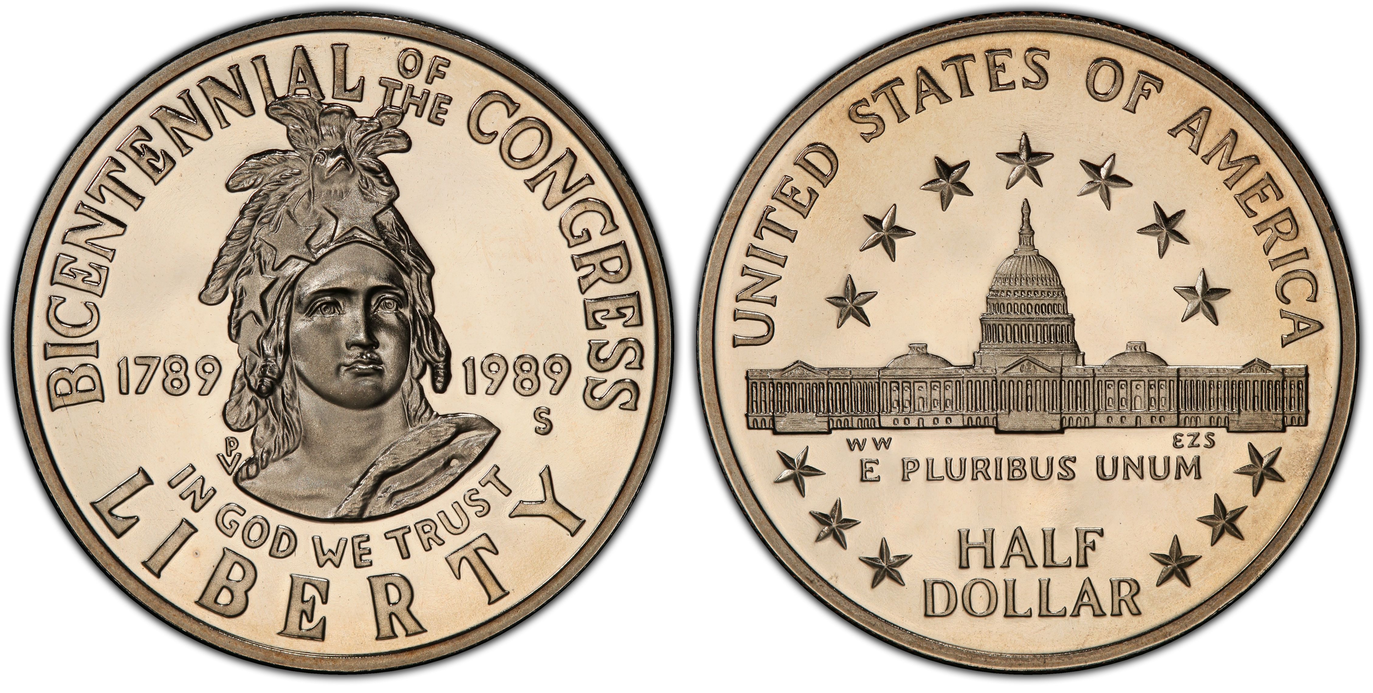 1989 S US Mint Congressional Commemorative Proof Silver Dollar 1 DCAM US Mint 