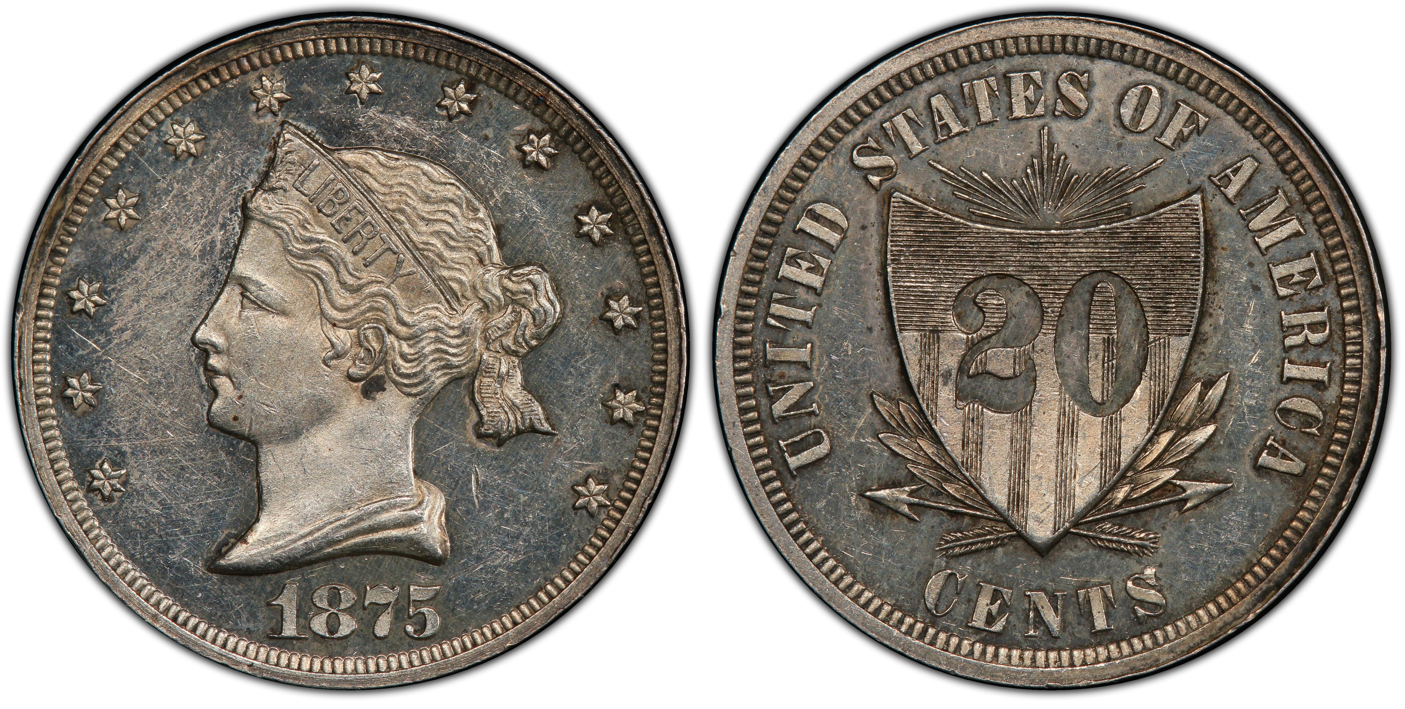 1875 20C J-1392 (Proof) Patterns - PCGS CoinFacts