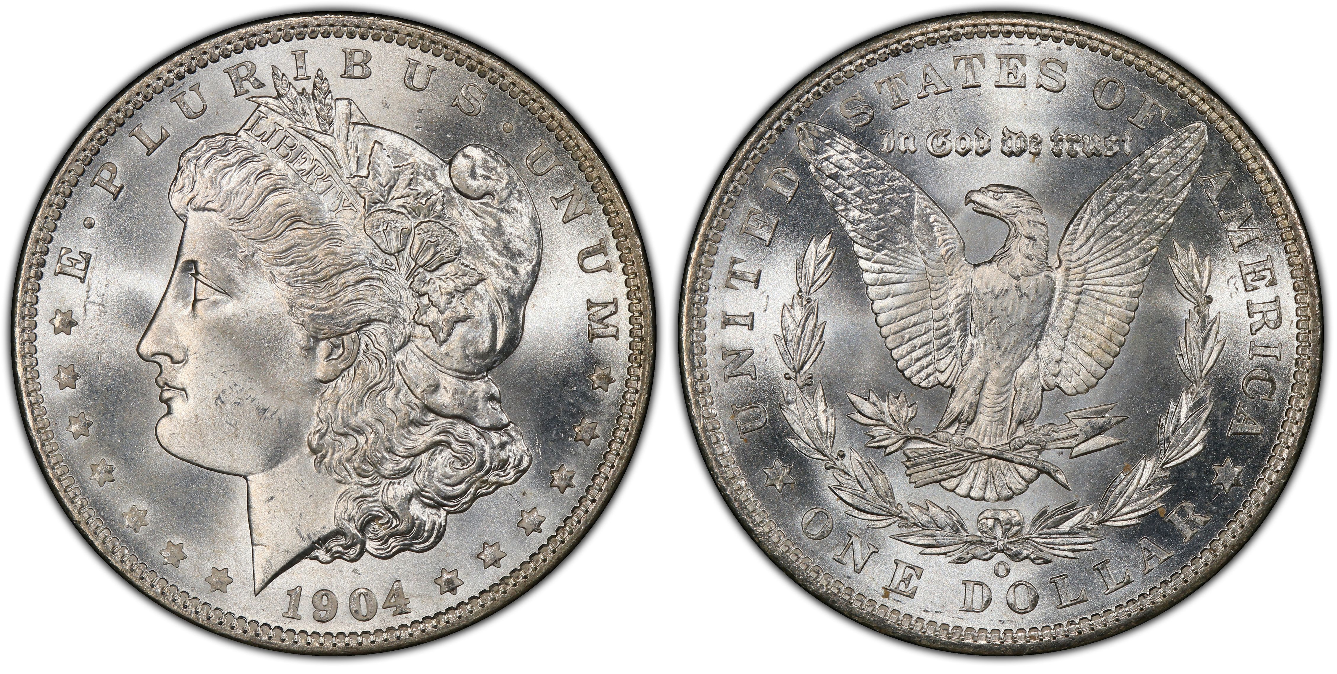 one 1878-1904 p o s cc Morgan dollar Pcgs Ngc ms64/63 GENUINE GUARANTEE 