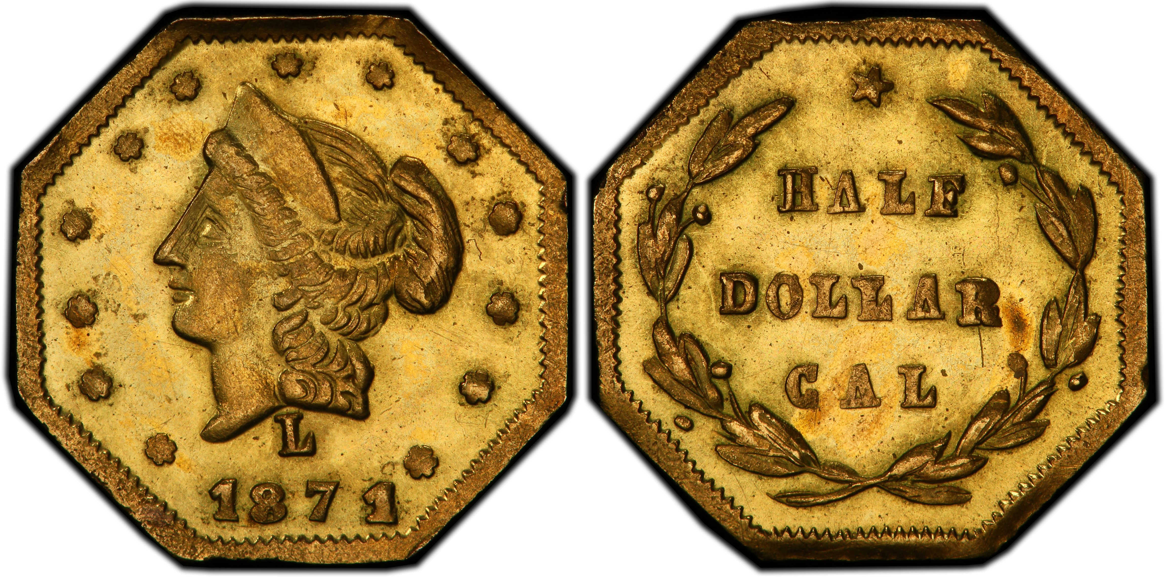 1871 $1 (Regular Strike) Liberty Seated Dollar - PCGS CoinFacts