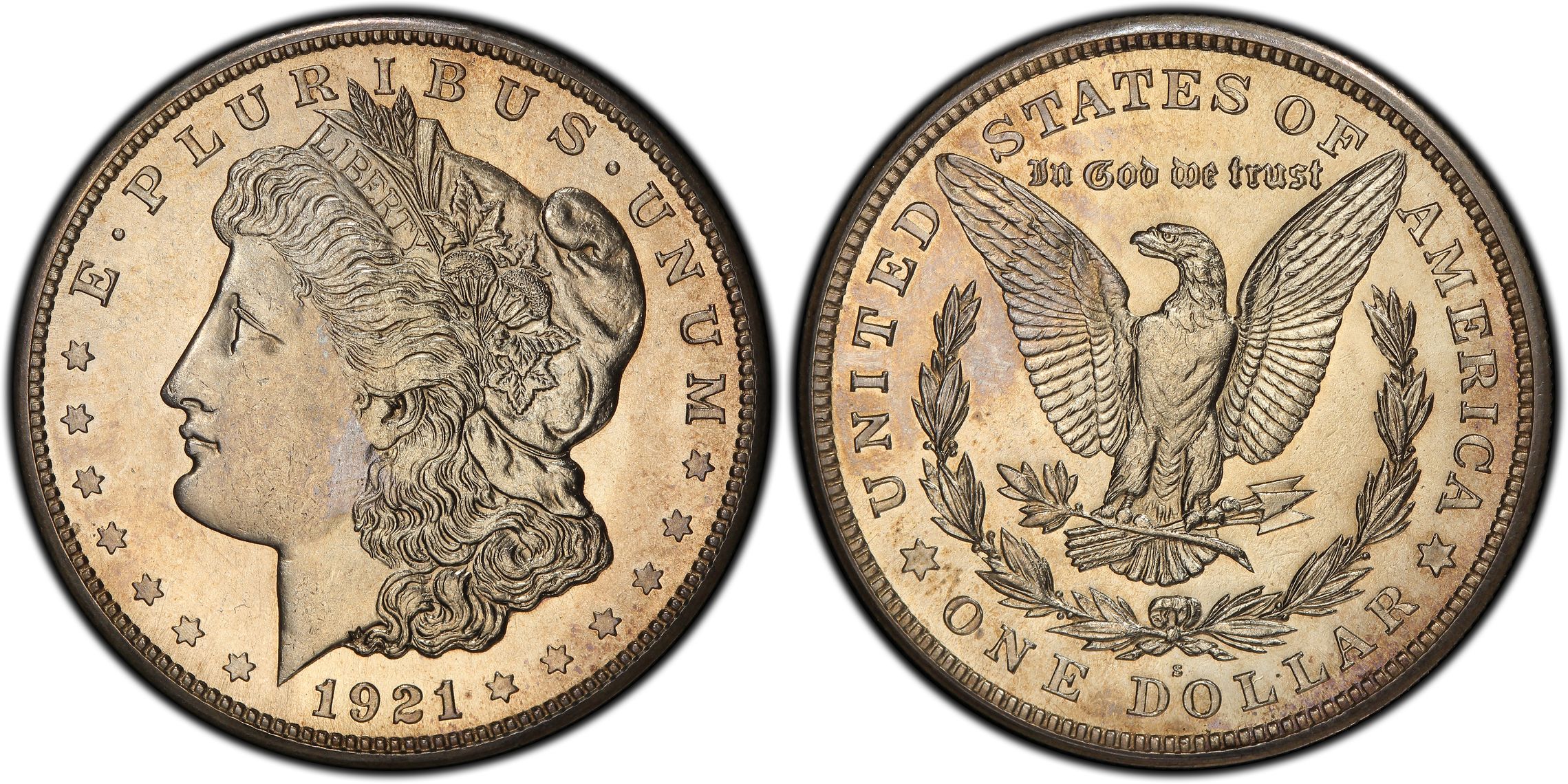 1921-S $1 Zerbe Special Strike (Special Strike) Morgan Dollar 