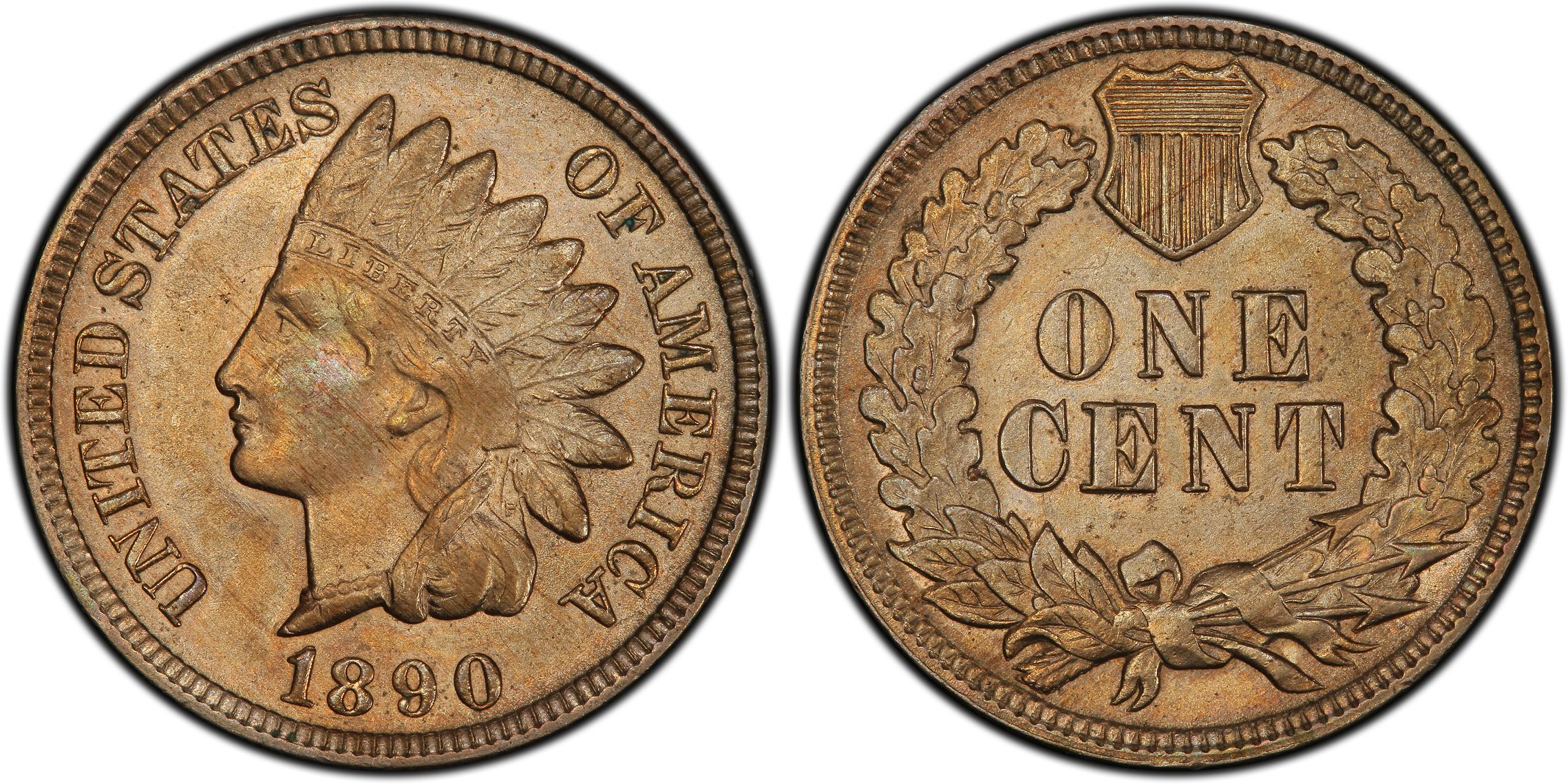 1890 1c J-1758 (regular Strike) Patterns - Pcgs Coinfacts