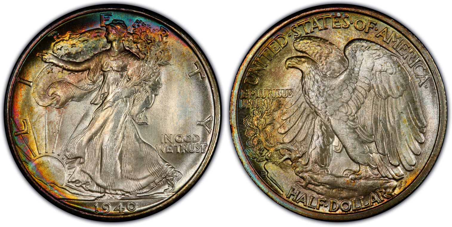 1940-S 50C (Regular Strike) Walking Liberty Half Dollar - PCGS